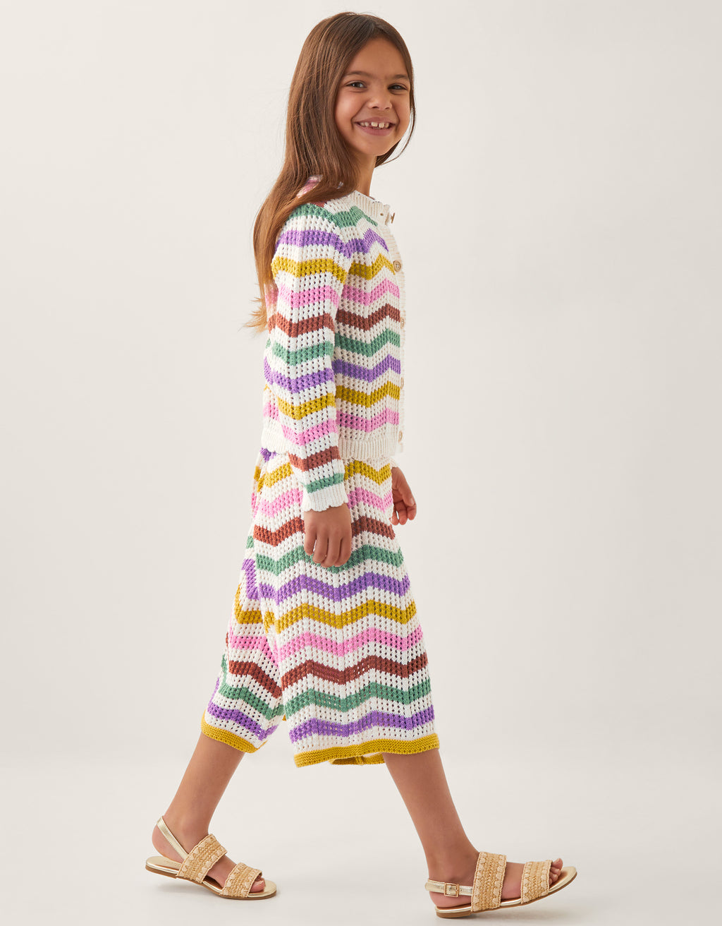 PANTALONE - CROCHET WAVY CULOTTES