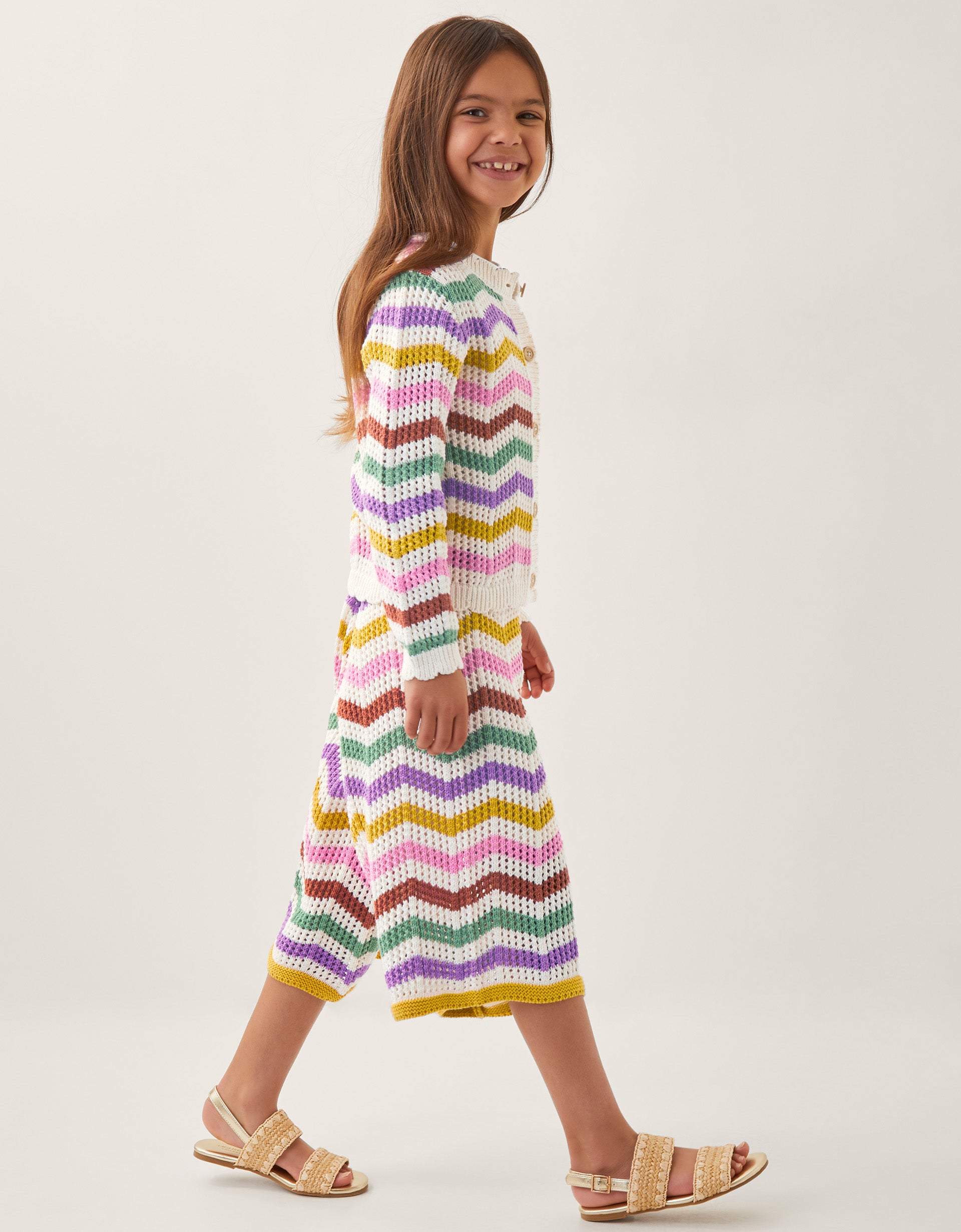 PANTALONE - CROCHET WAVY CULOTTES