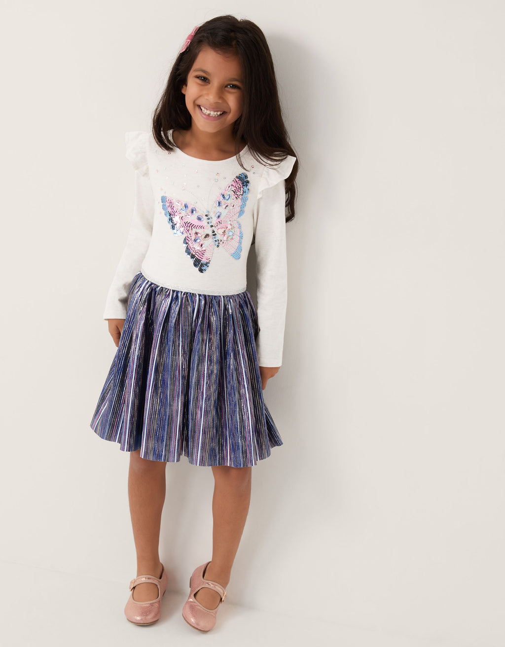 HALJINA - BUTTERFLY DISCO DRESS