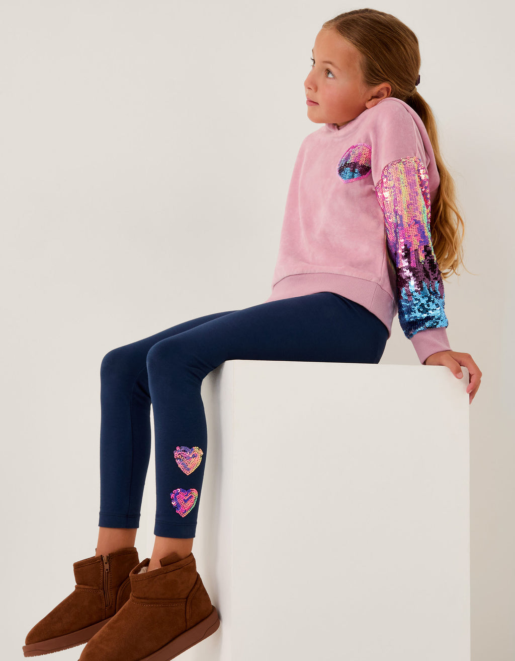 SET - VLR SEQUIN ARM HOODY/LEGG