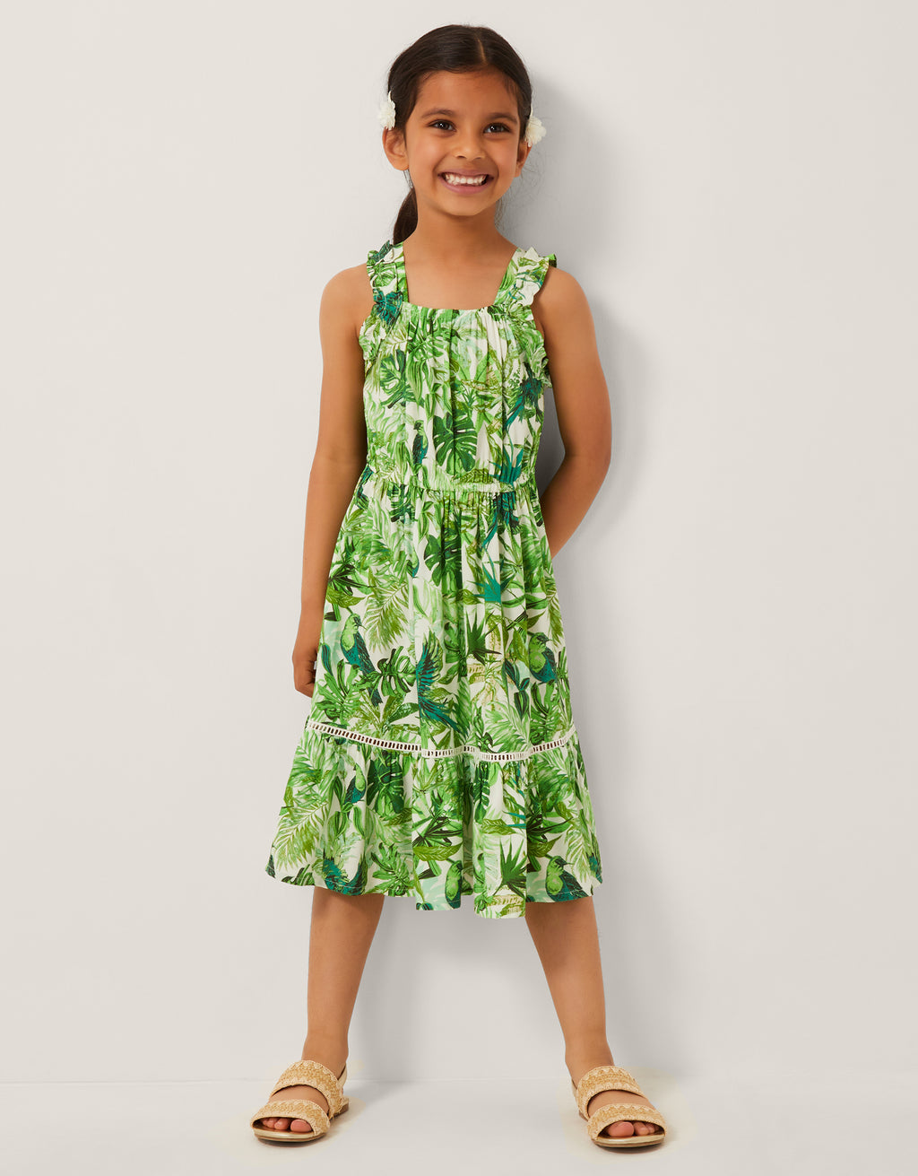 HALJINA - EPP JUNGLE BIRD PRINT DRE
