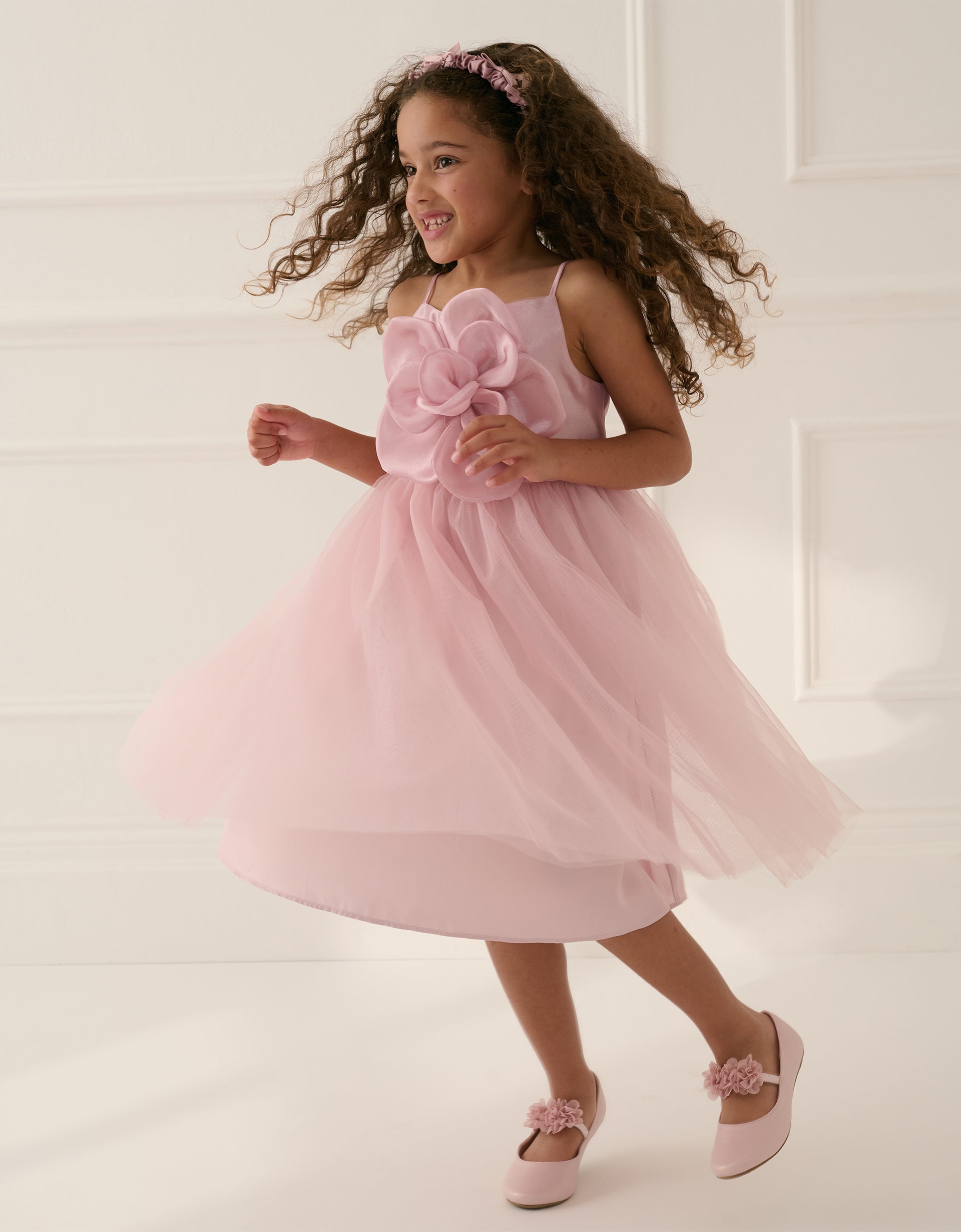 HALJINA - ANNABELLE PINK 3D FLOWER