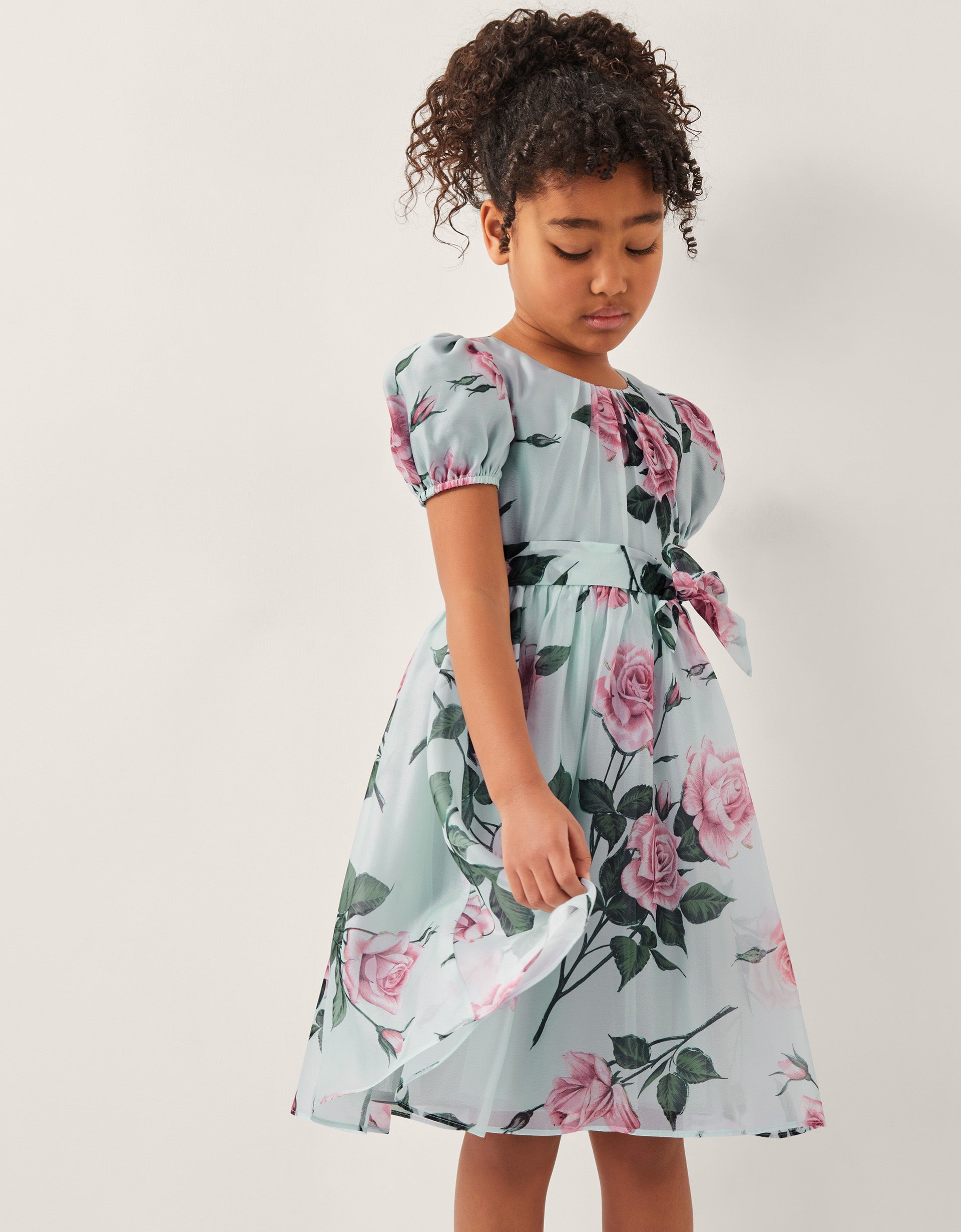 HALJINA - ROSALINE PRINT ORGANZA DR