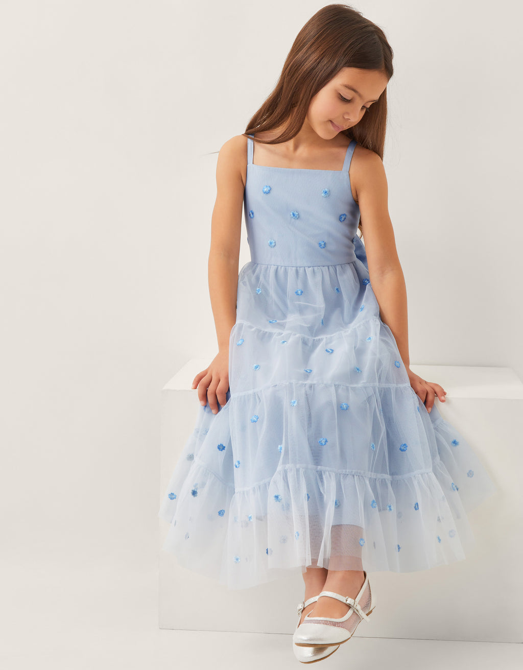 HALJINA - THEA EMBROIDERED BOW BACK