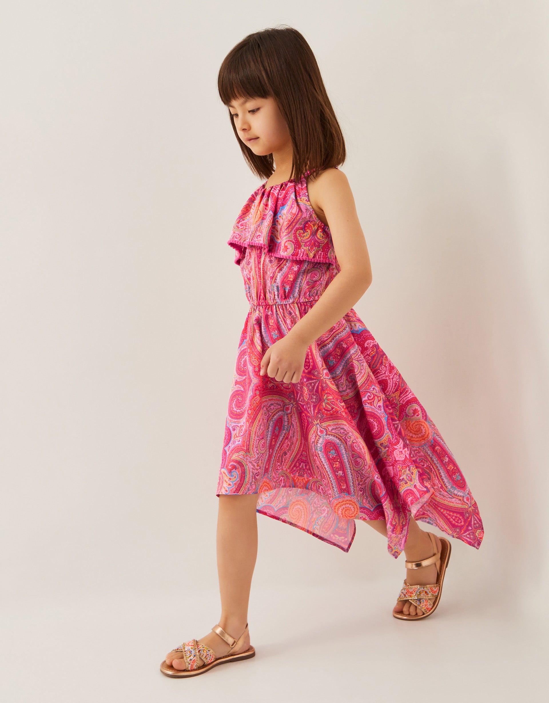 HALJINA - PAISLEY MIDI DRESS