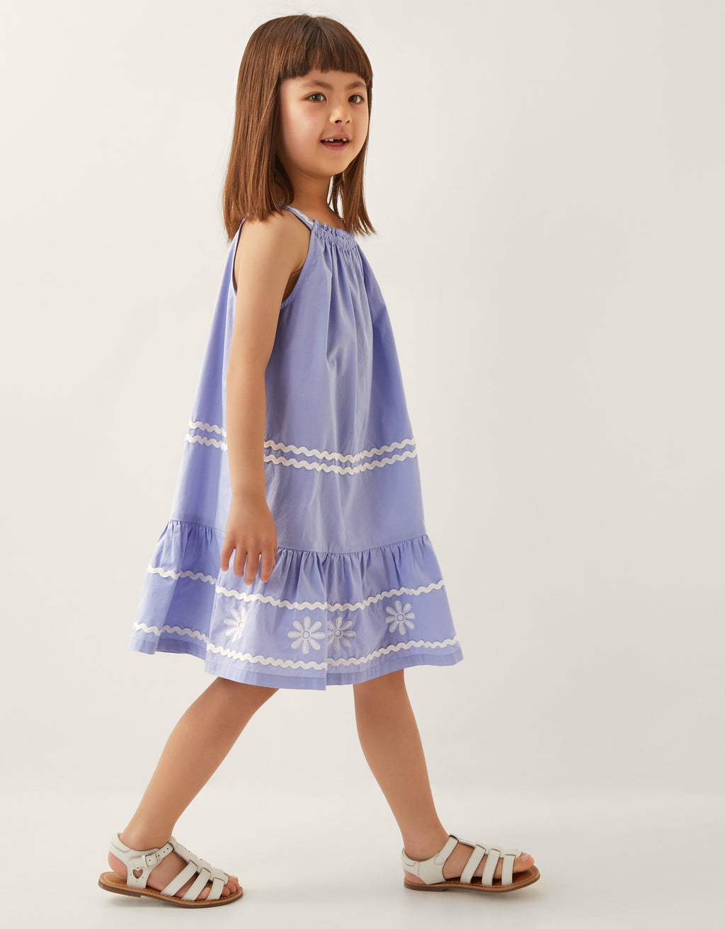 HALJINA - AMALFI BLUE RICRAC DAISY