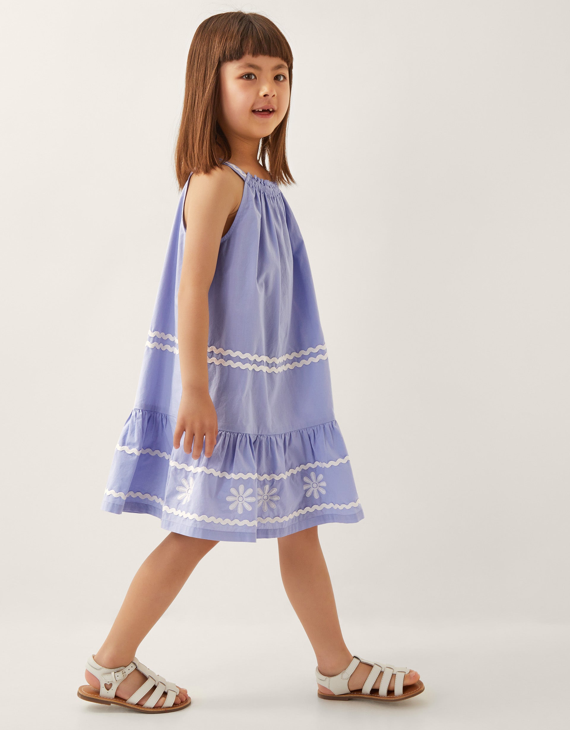 HALJINA - AMALFI BLUE RICRAC DAISY