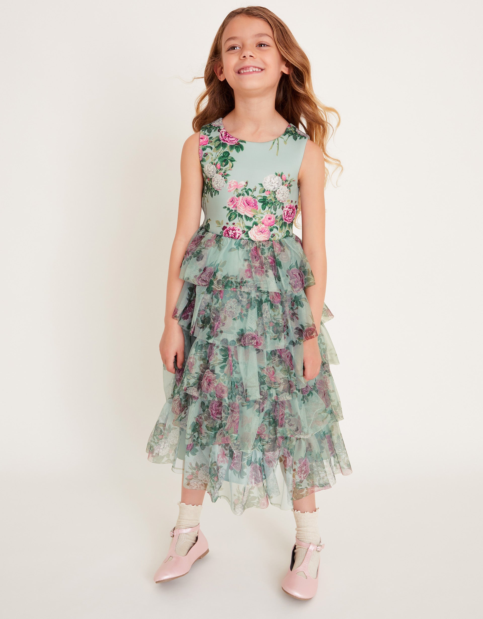 HALJINA - FLORA SCUBA BOW BACK DRES