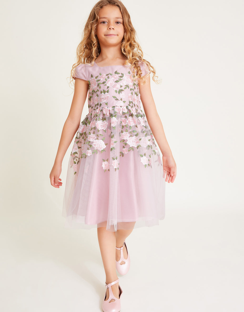 HALJINA - CASSIE ROSE EMB DRESS