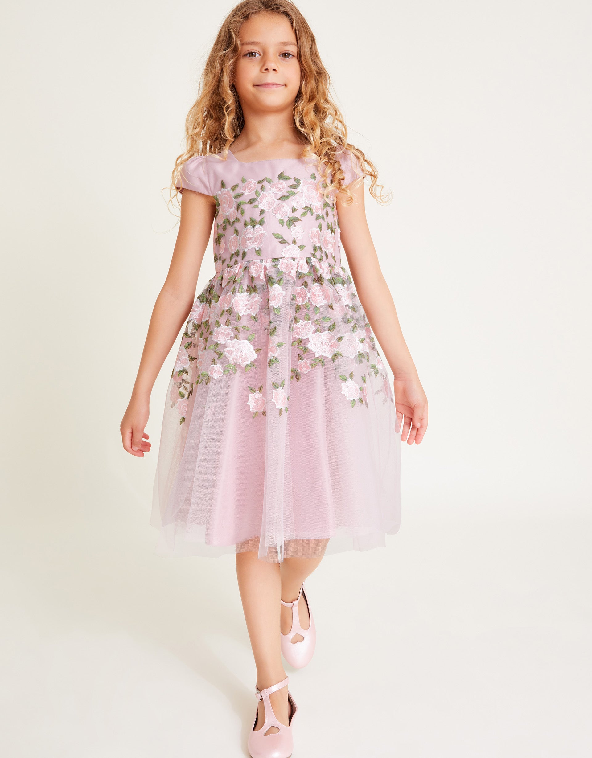 HALJINA - CASSIE ROSE EMB DRESS