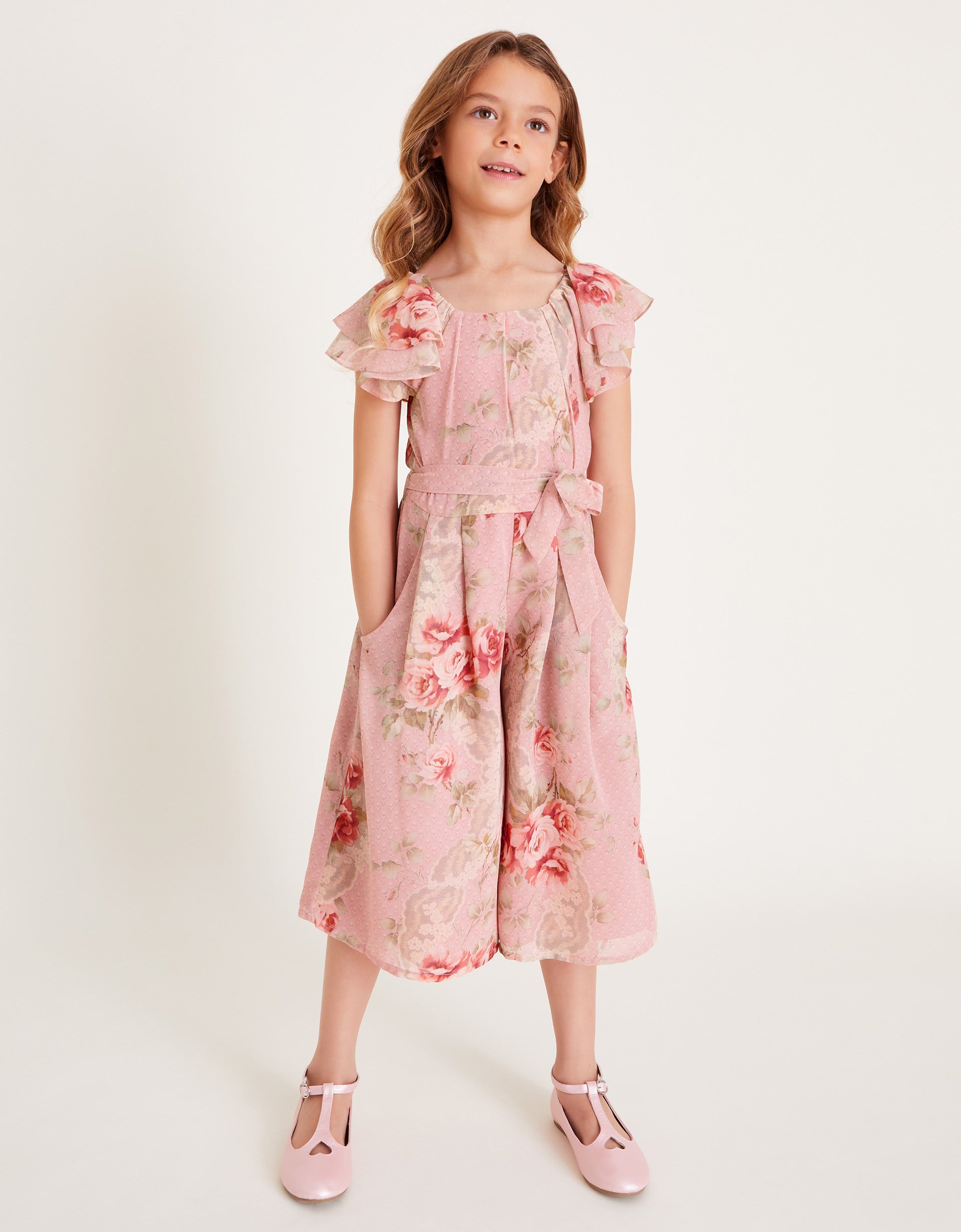 KOMBINEZON - TIA ROSE CHIFFON JUMPSUIT