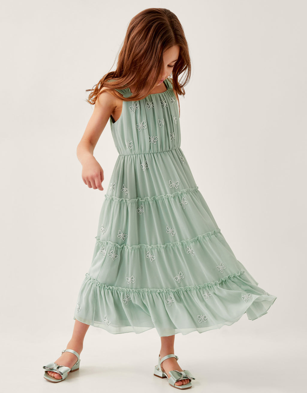 HALJINA - FARFALLA BFLY BEADED MAXI