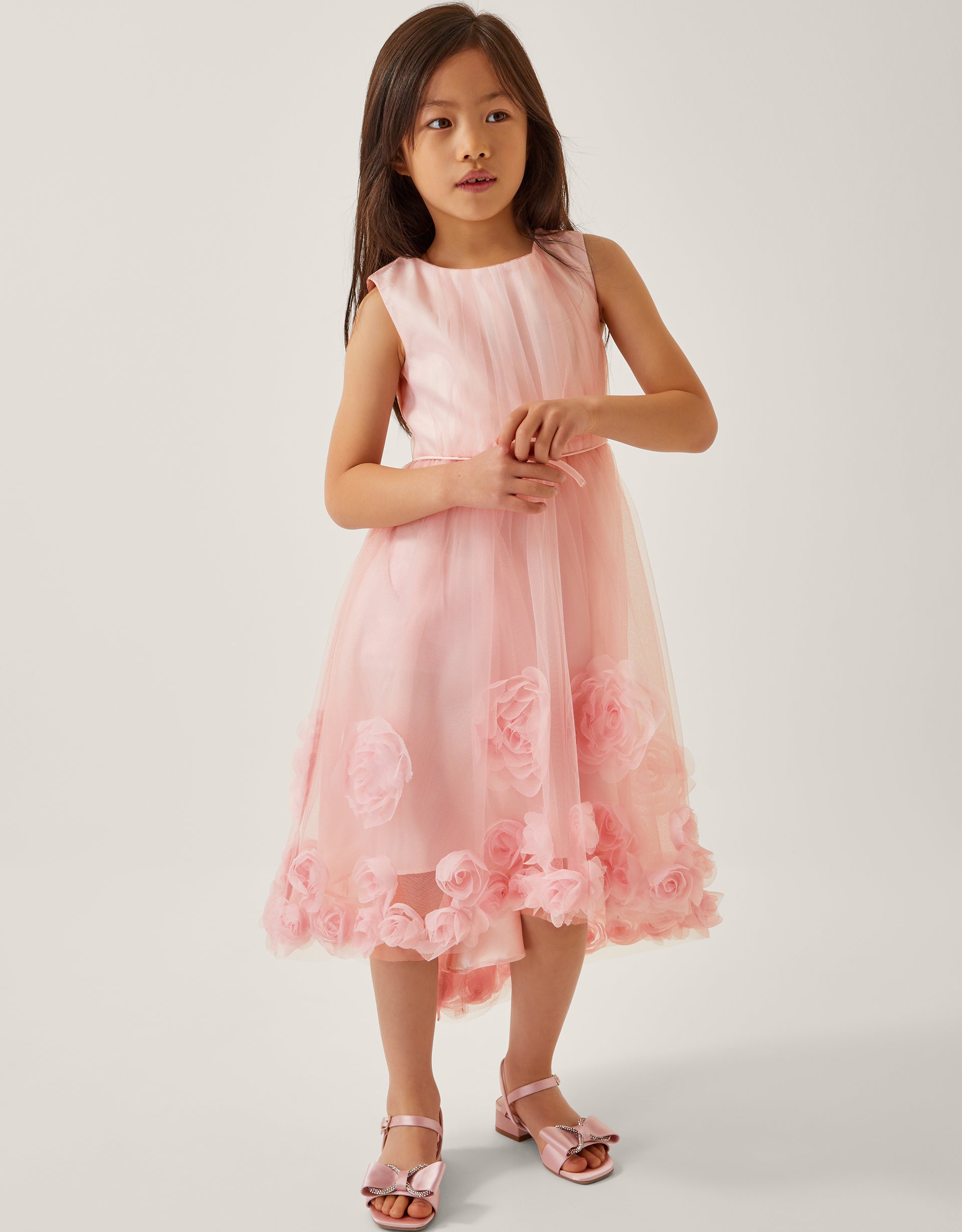 HALJINA - JOSIE 3D ROSETTE DRESS