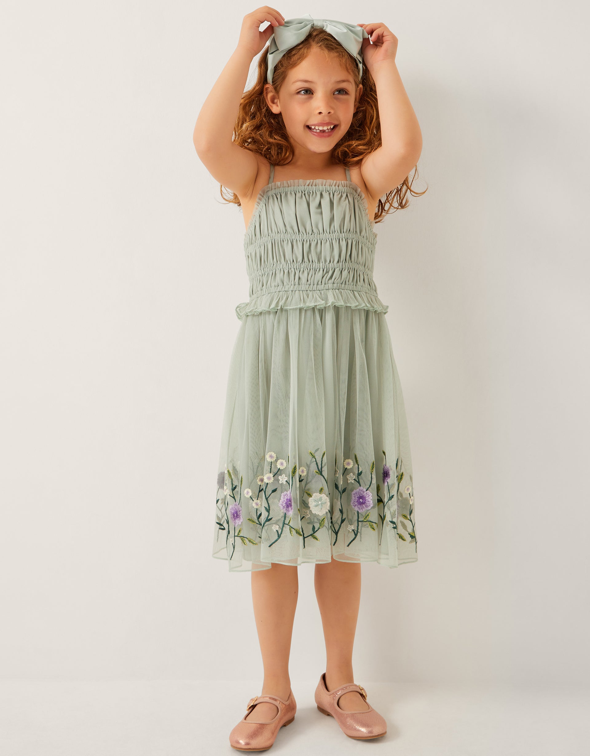 HALJINA - SLOAN TULLE EMBROIDERED H