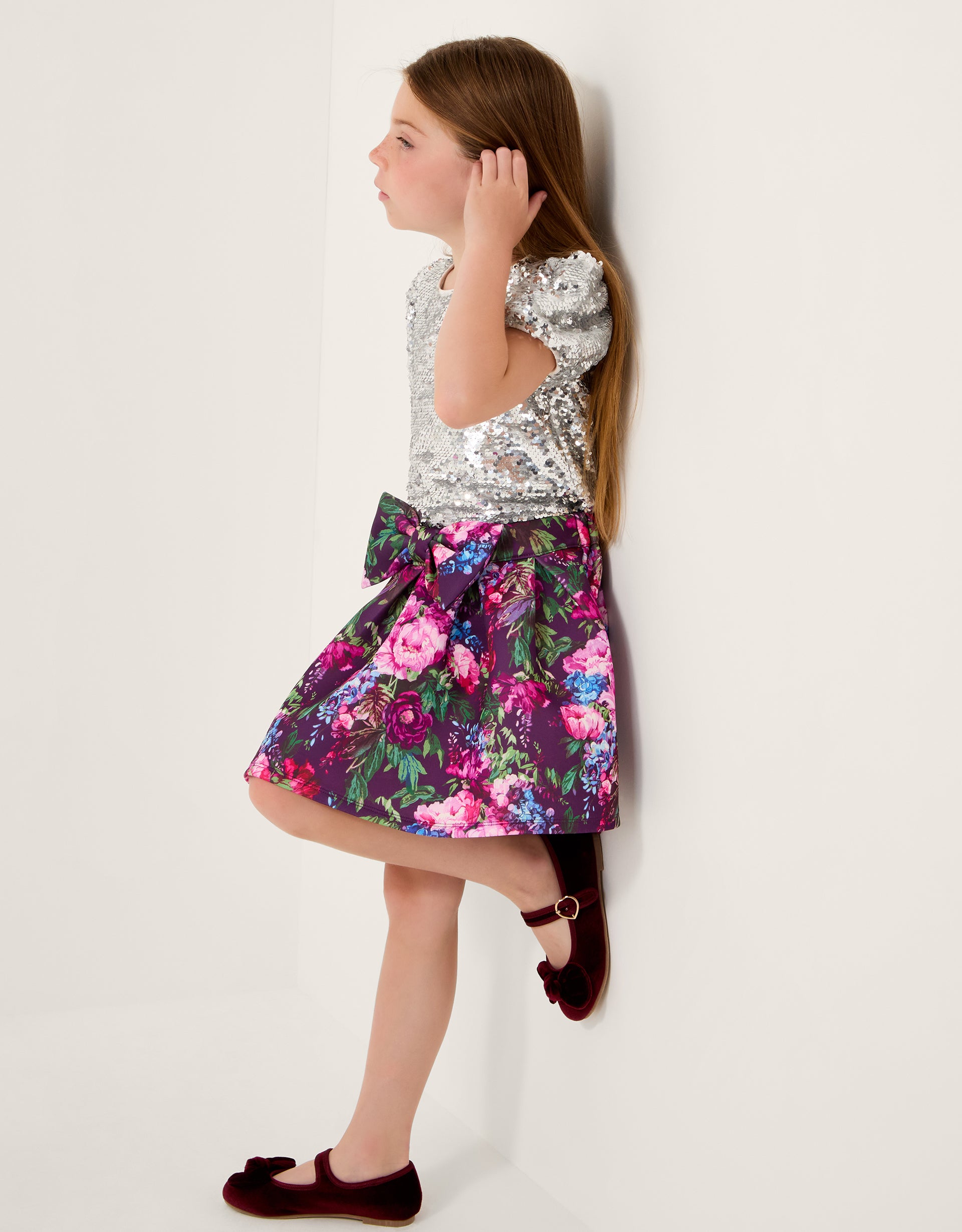 SUKNJA - HEIRLOOM FLRL SCUBA SKIRT