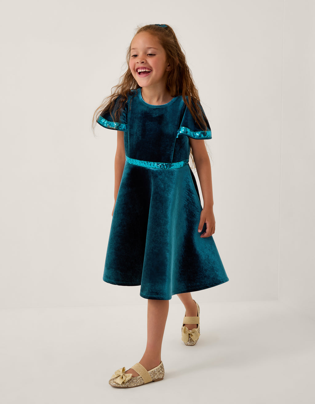 HALJINA - VIOLA BONDED VELVET SEQUI