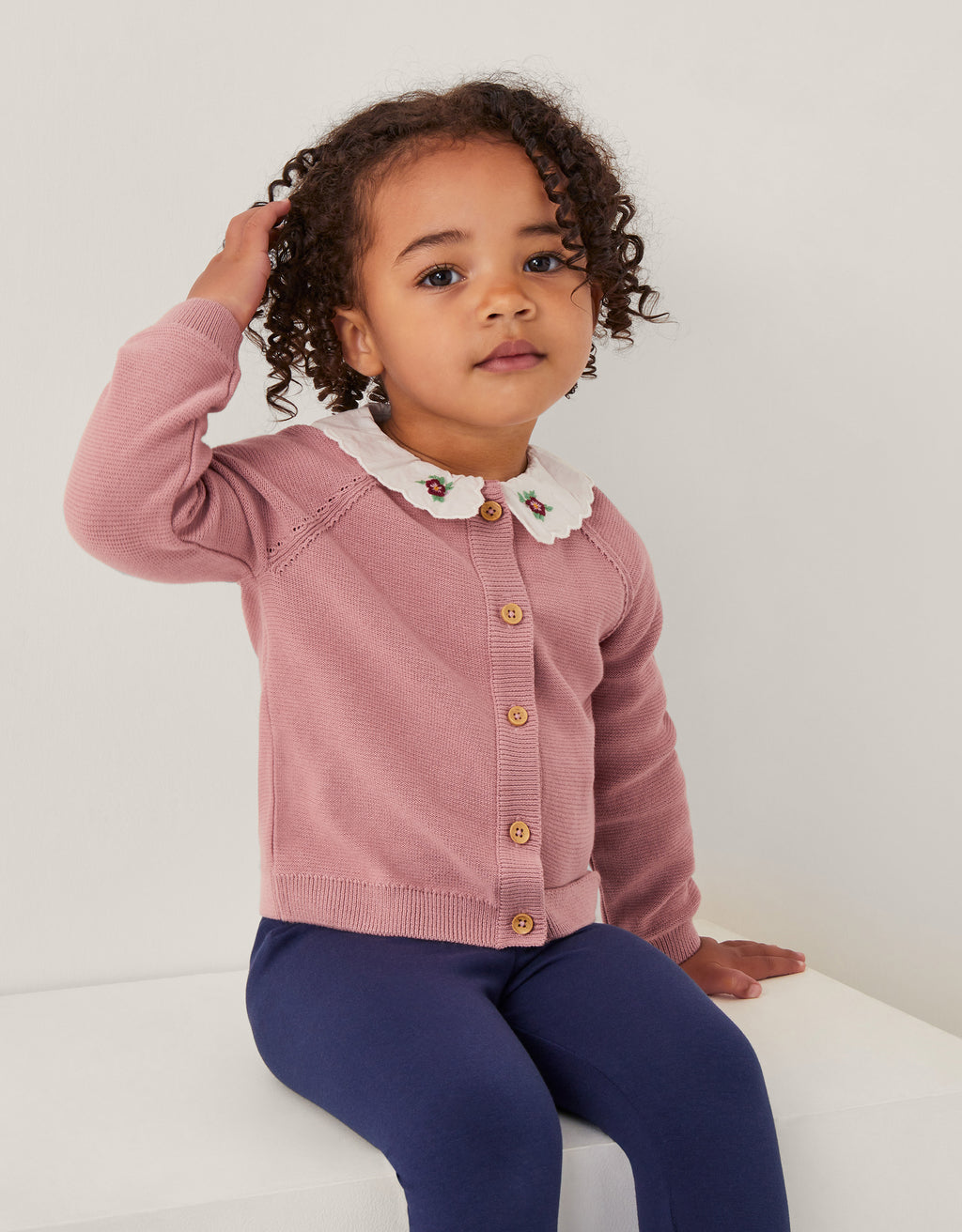 KARDIGAN - BABY GIRLS EVE EMB CARDI