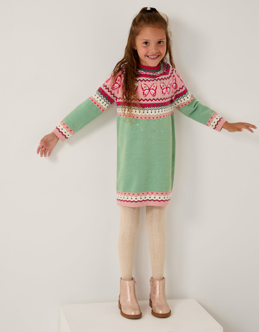 HALJINA - BUTTERFLY KNITTED DRESS