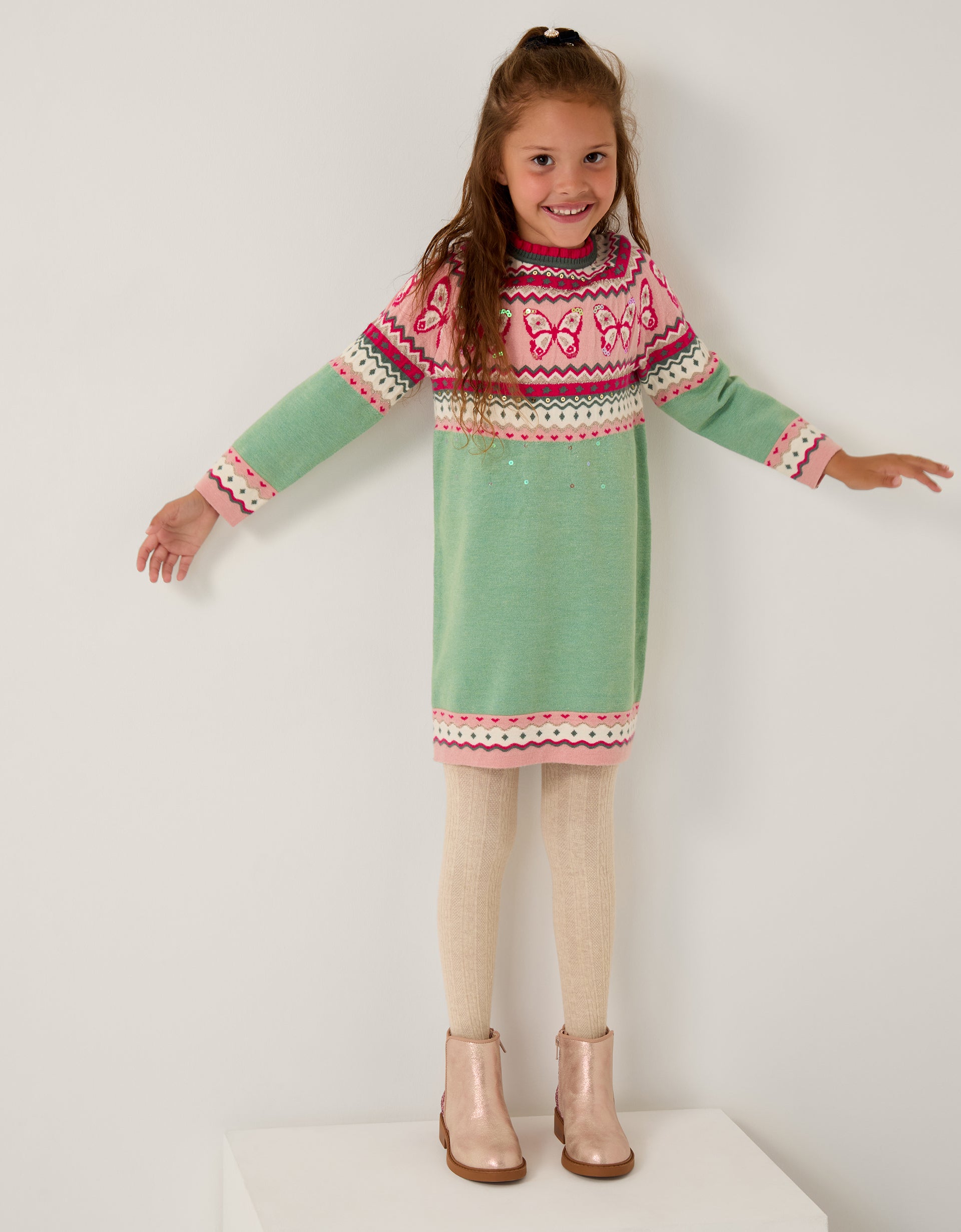 HALJINA - BUTTERFLY KNITTED DRESS