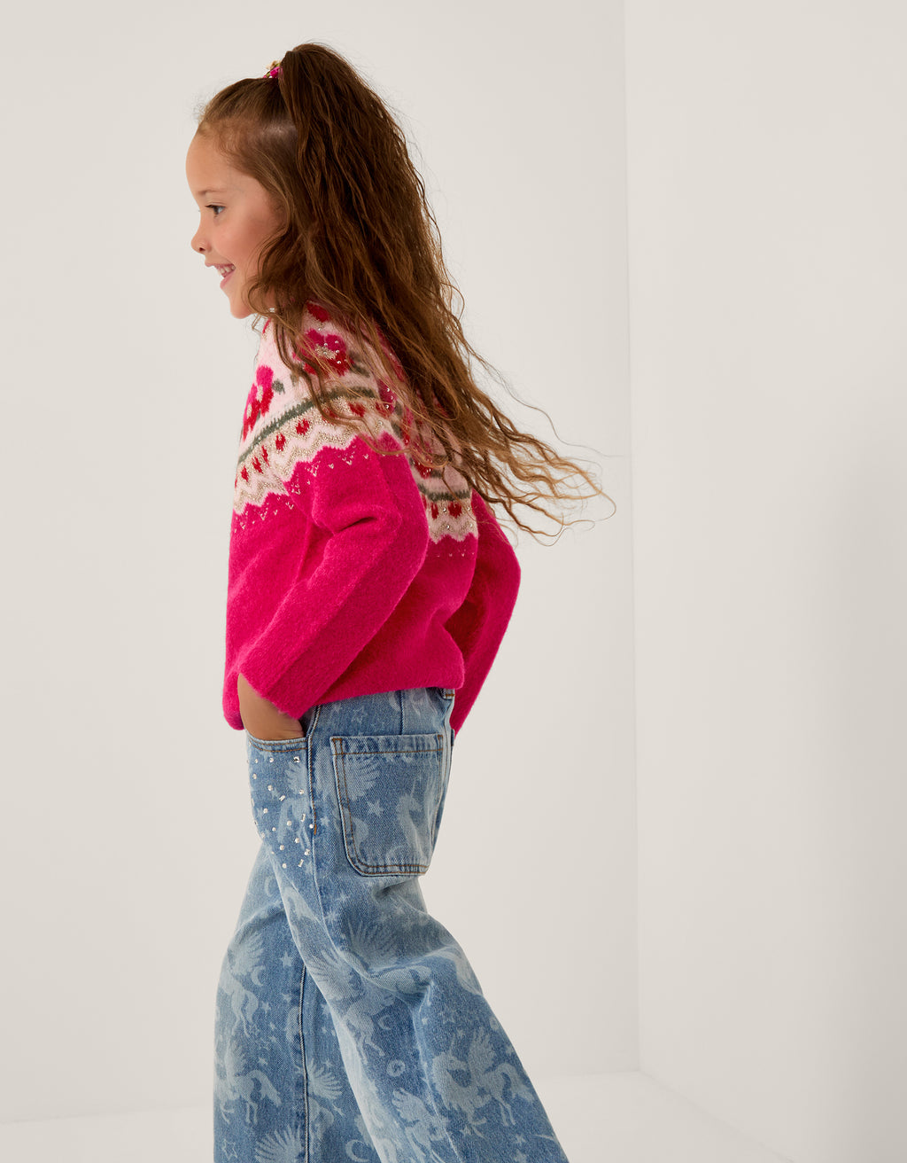DZEMPER - PINK ROSE HEATSEAL KNITTE