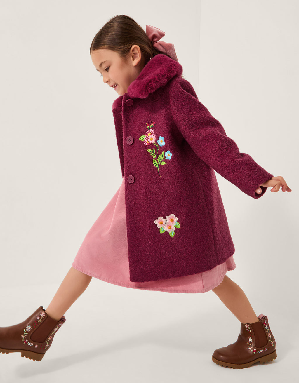 KAPUT - EMB BOUCLE COAT