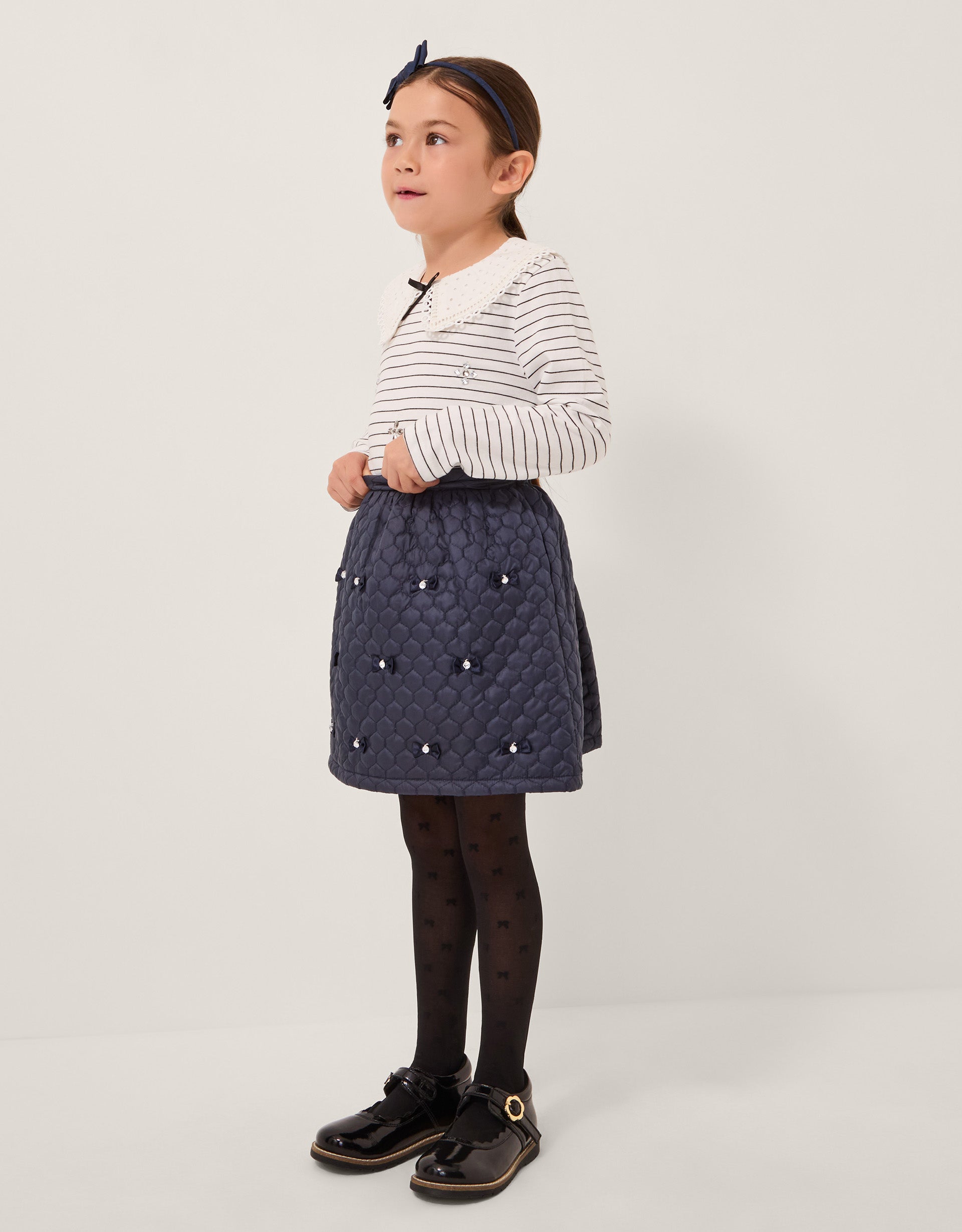 MAJICA - COLLAR STRIPE TSHIRT LS