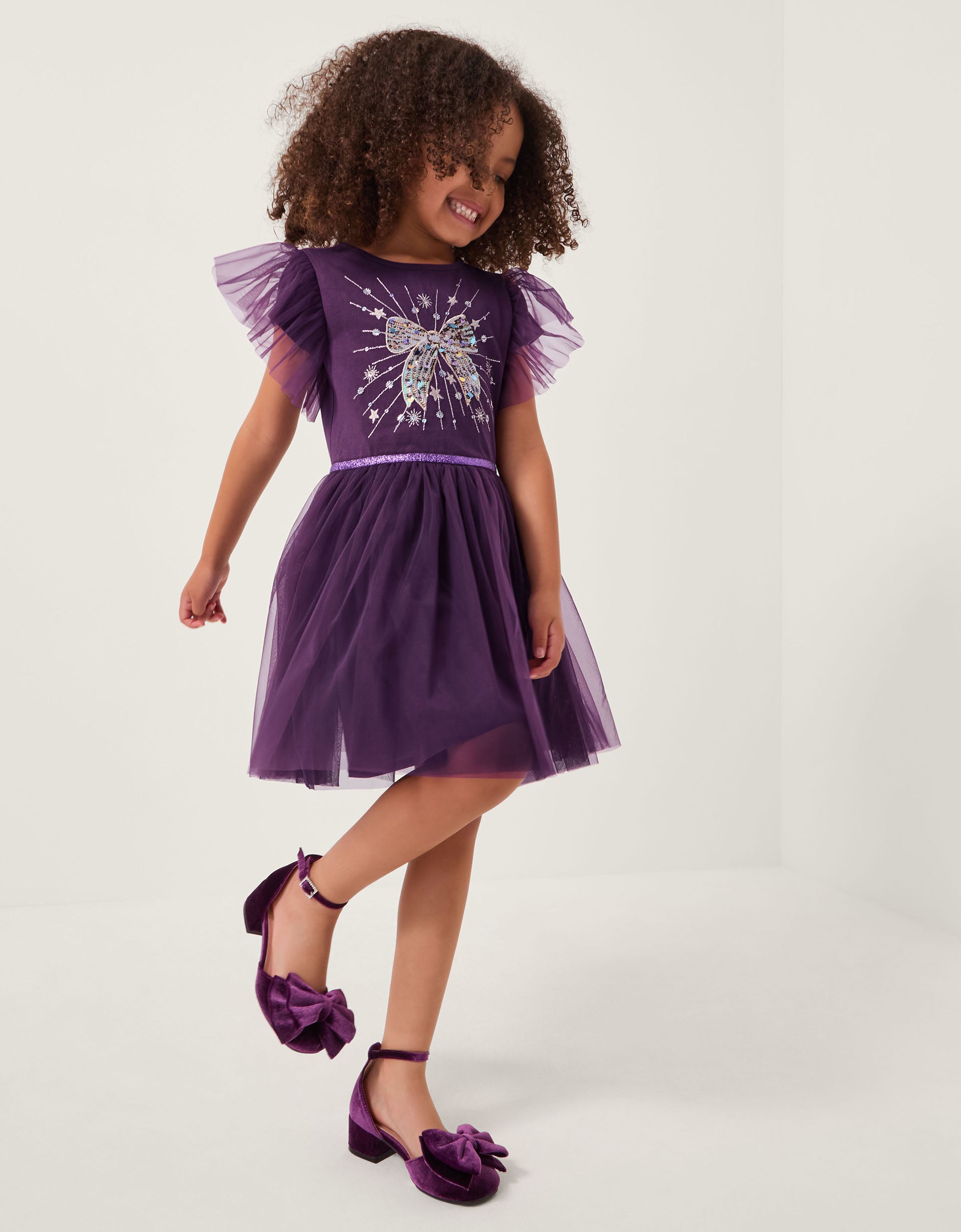 HALJINA - COSMIC BOW DISCO DRESS