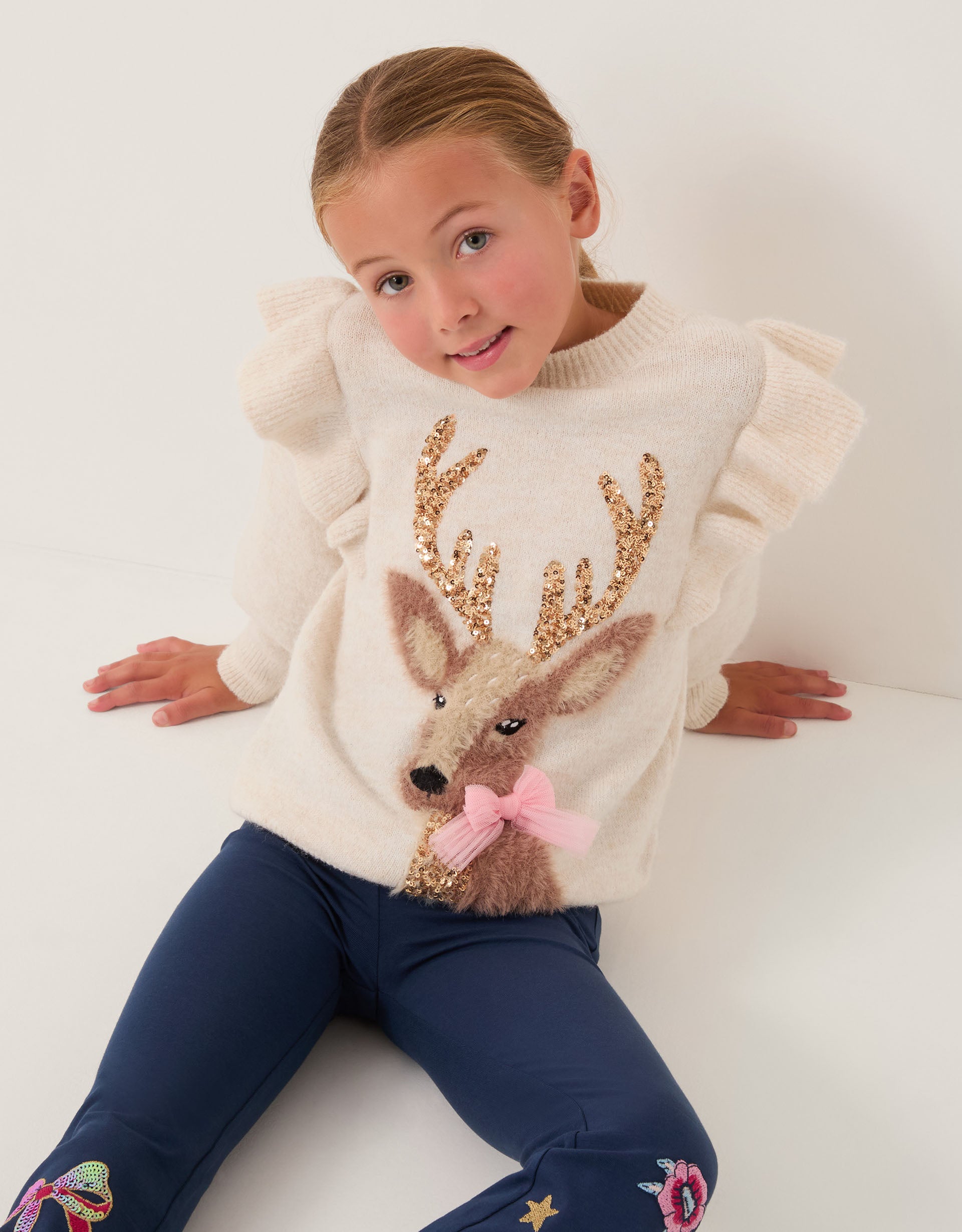 DŽEMPER - XMAS DEER KNITTED JUMPER