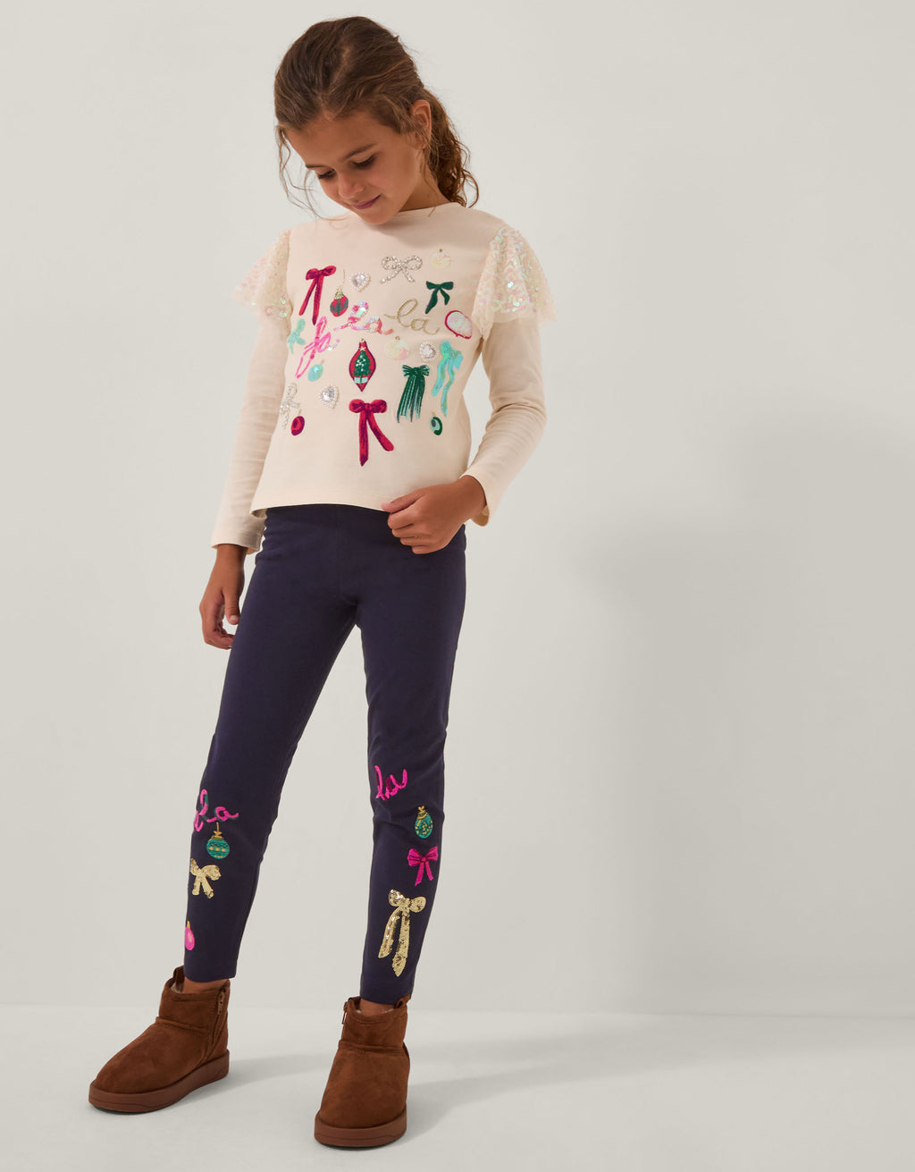 HELANKE - XMAS FALALA LEGGINGS
