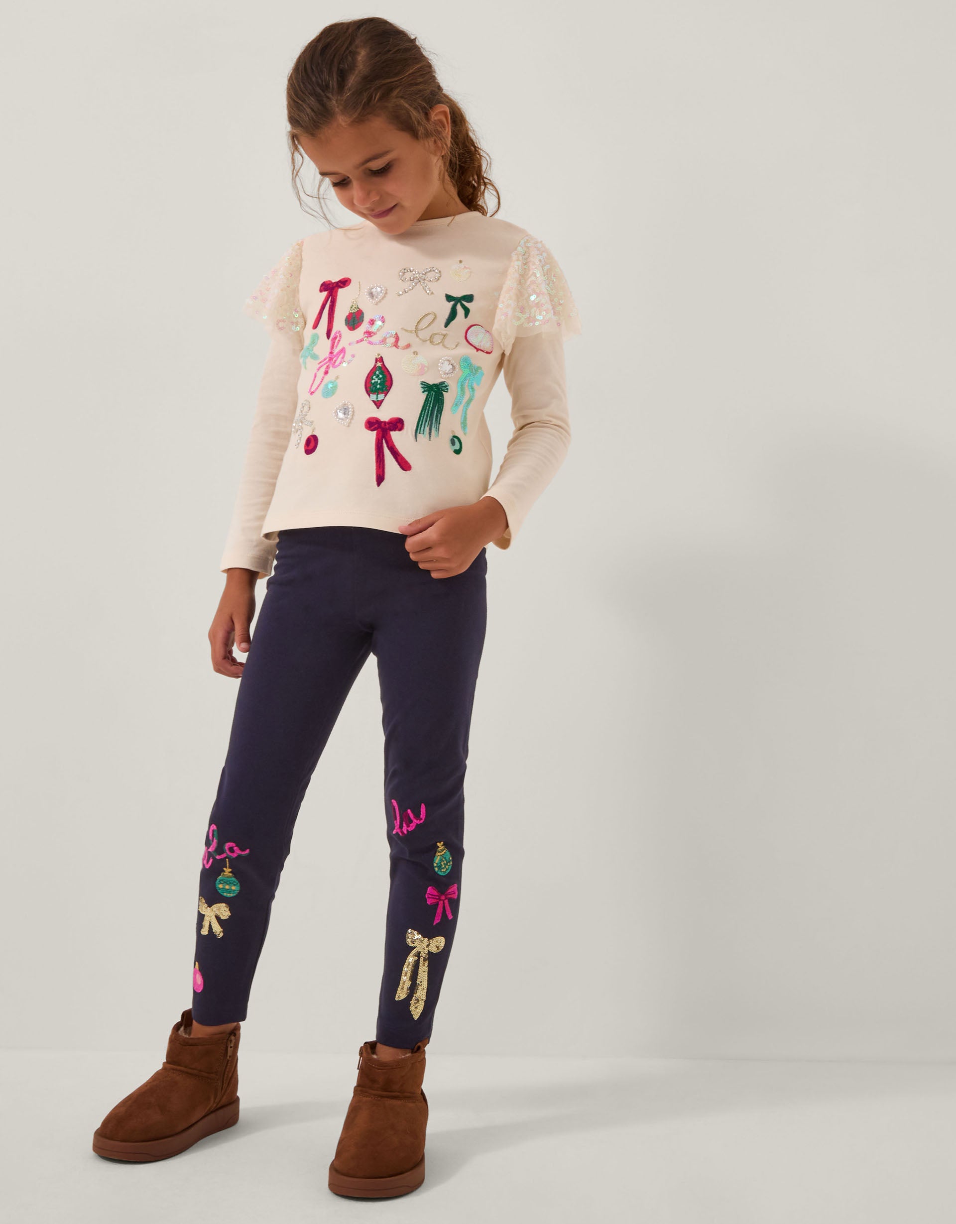 HELANKE - XMAS FALALA LEGGINGS