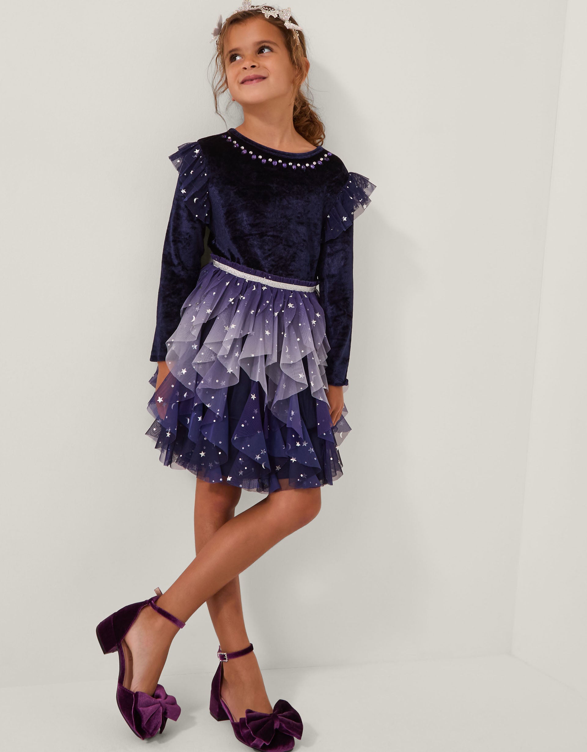 HALJINA - LS STARRY NIGHT VELOUR DI