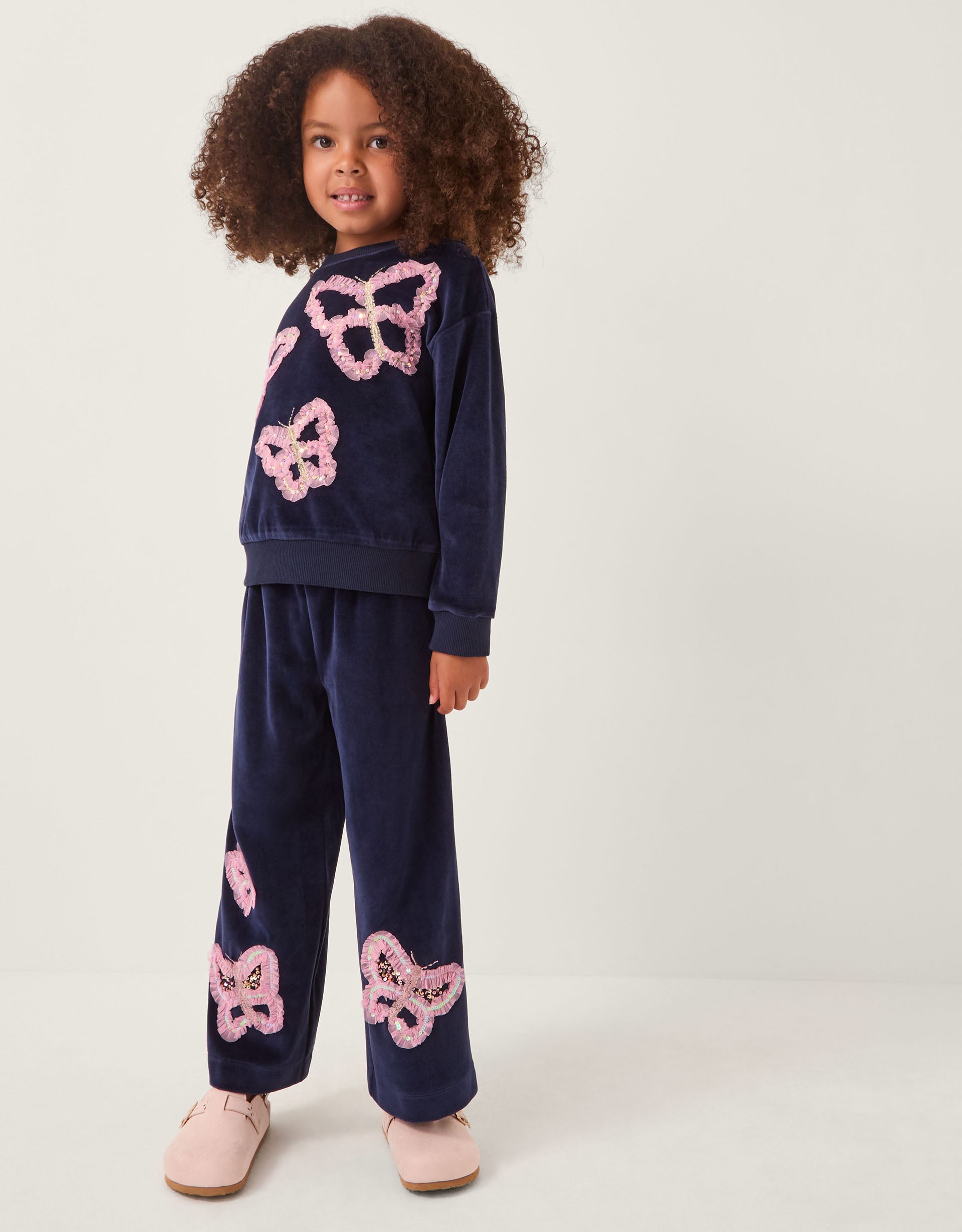 PANTALONE - BTTFLY EMB WIDE LEG BOTTO