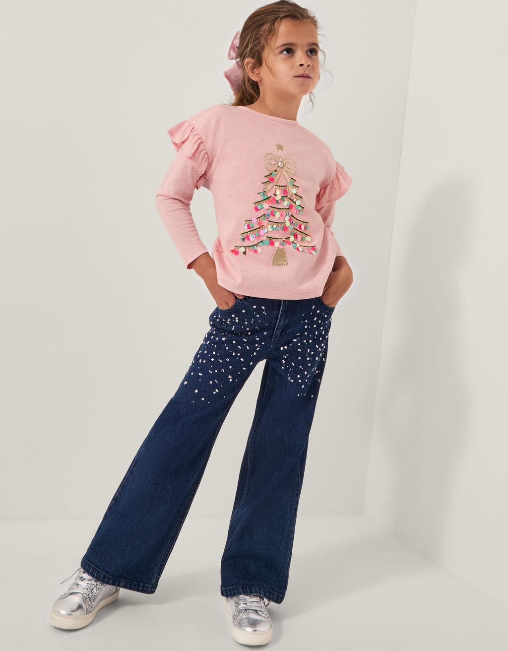 MAJICA - XMAS TREE SEQUIN MARL TSH