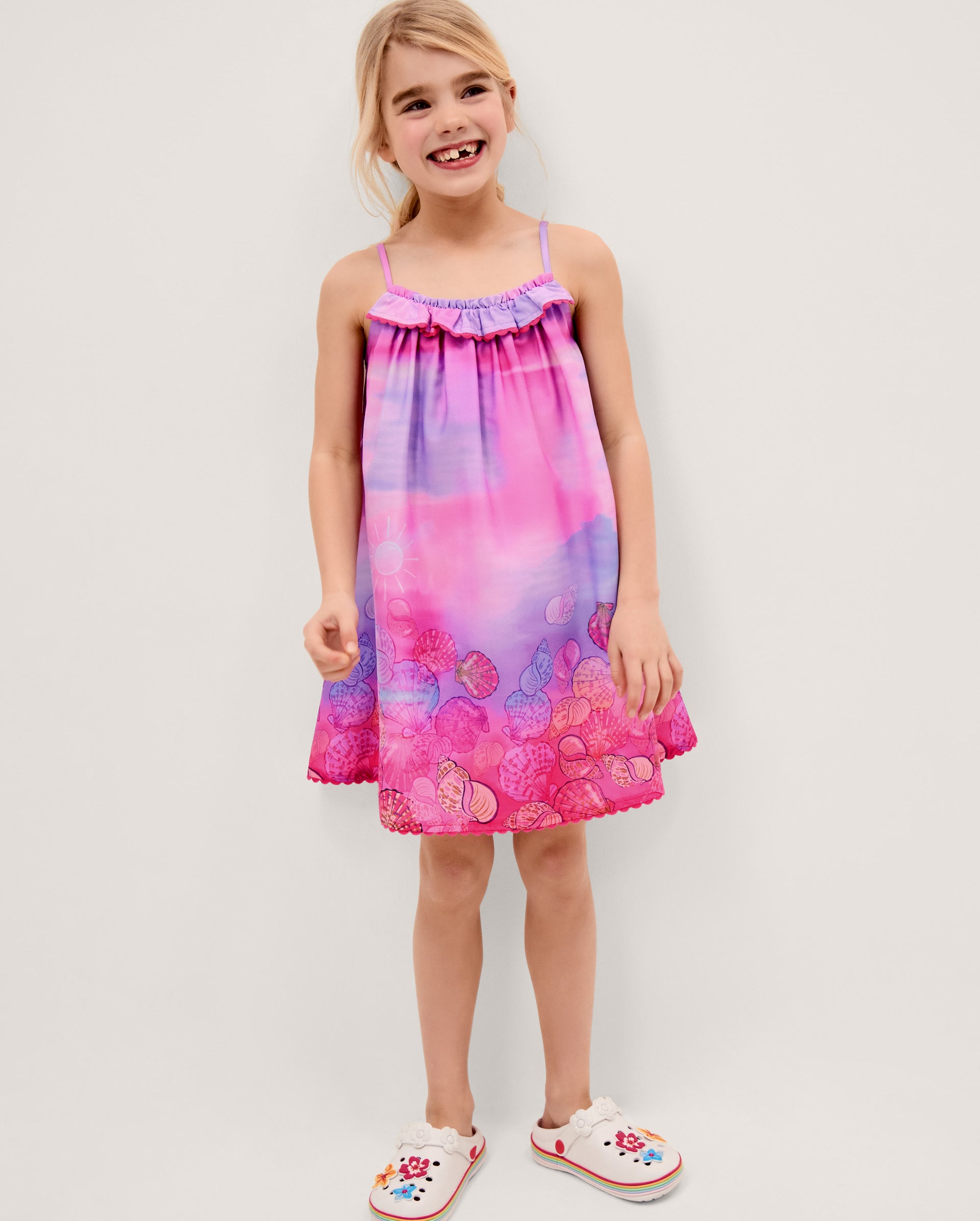 HALJINA - DITSY SHELL SWING DRESS
