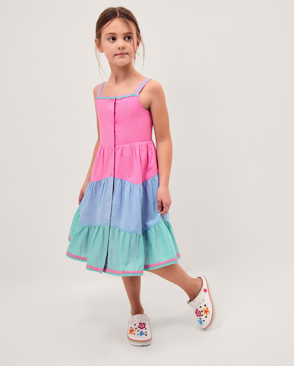 HALJINA - STRAPPY COLOURBLOCK DRESS