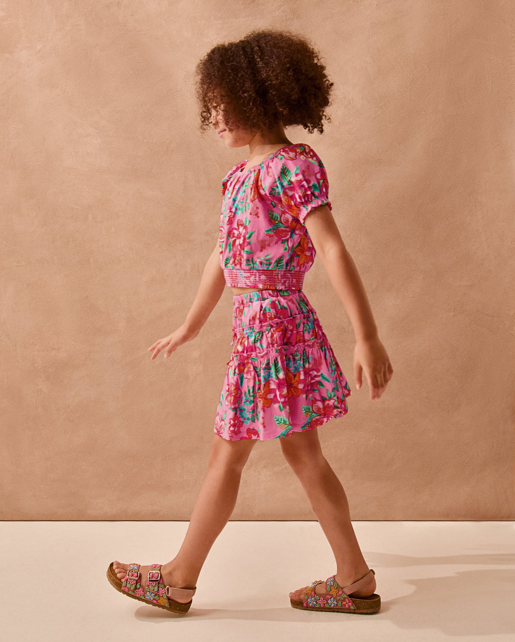 SET - TROPICAL JERSEY SKORT SET