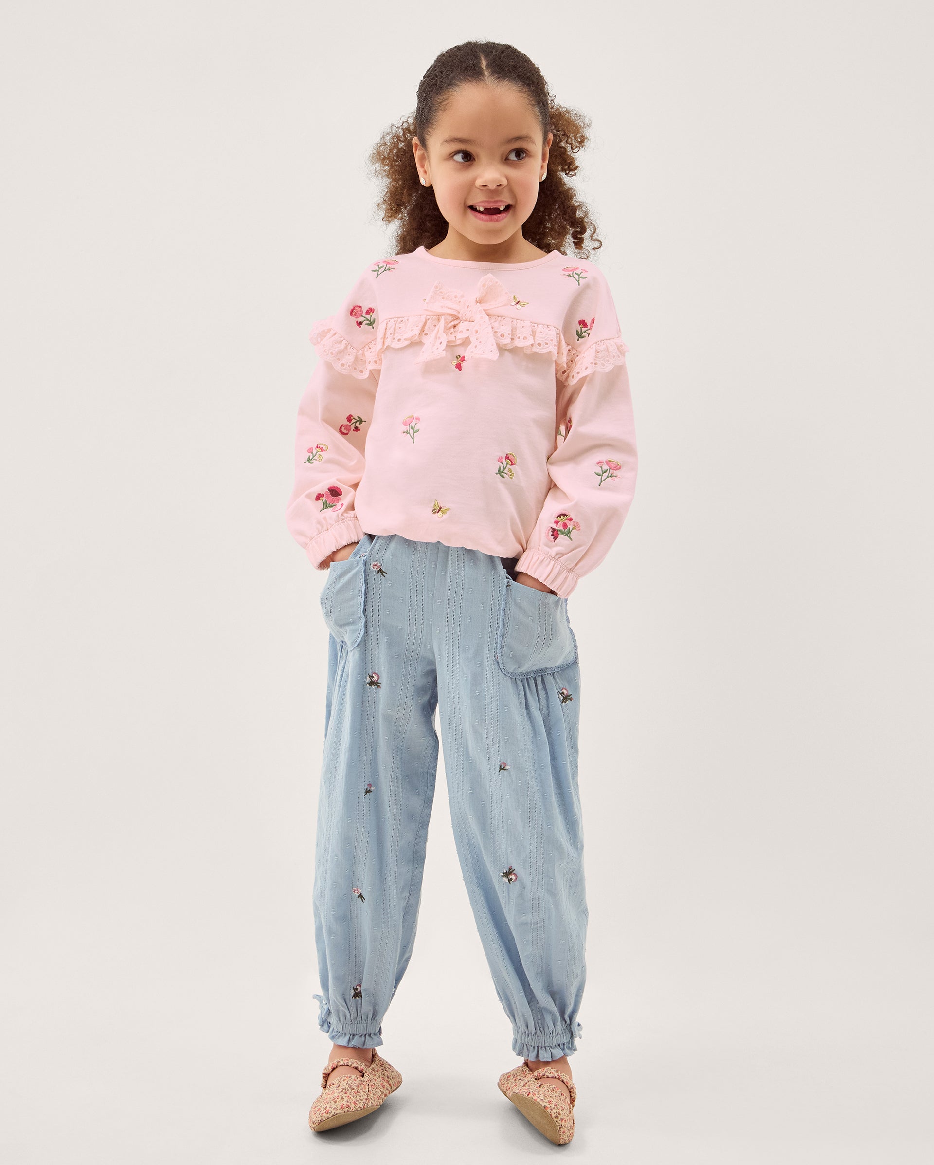 BLUZA - AOE BROID BOW SWEAT TOP