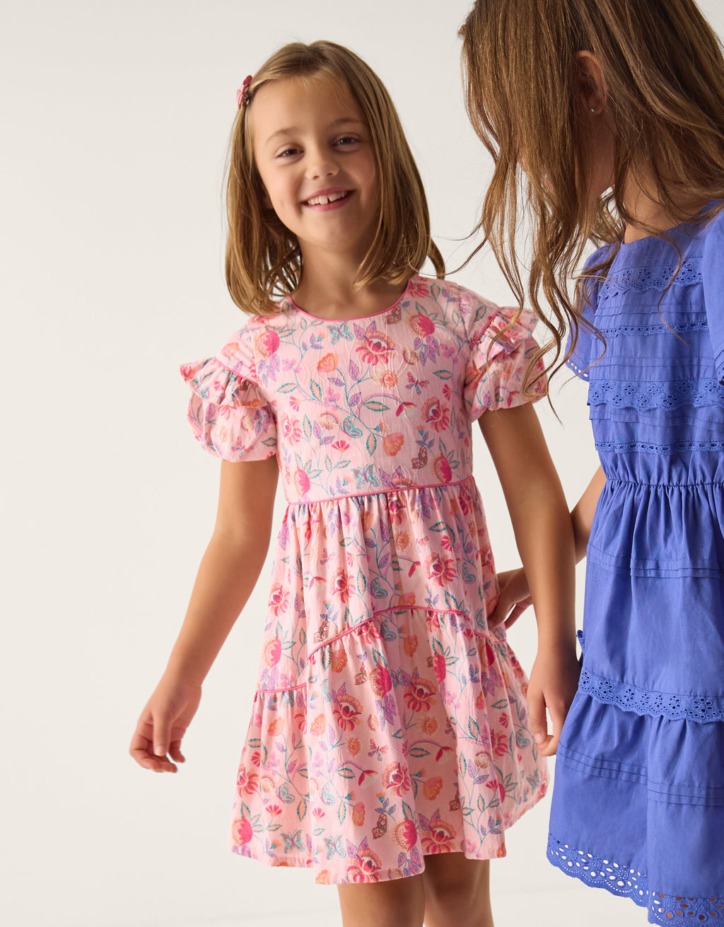 HALJINA - SS FLORAL JACQUARD DRESS