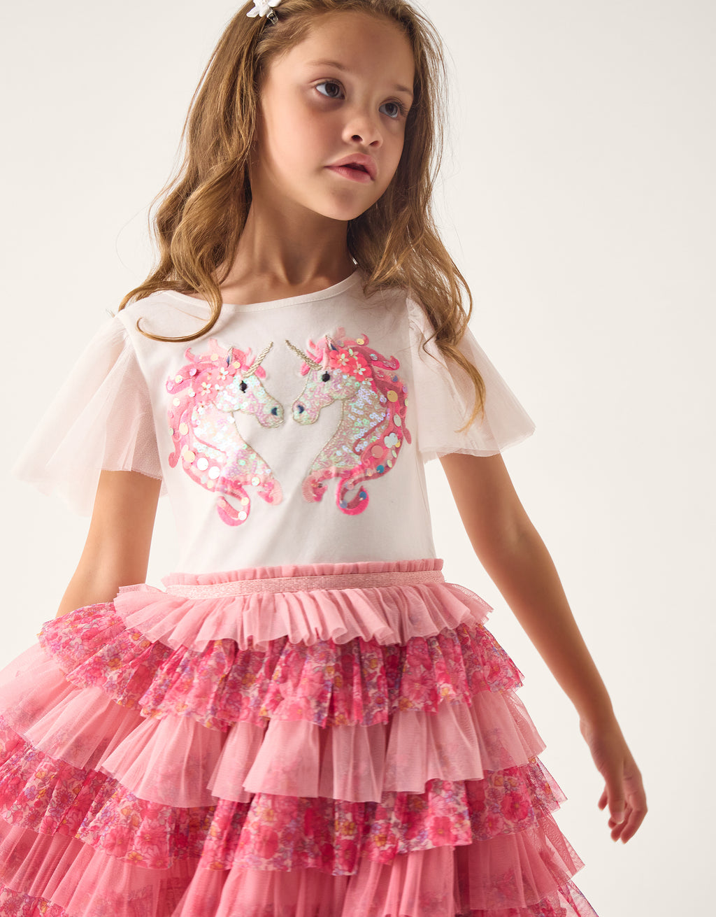 HALJINA - SS UNCRN DSCO DITSY DRESS