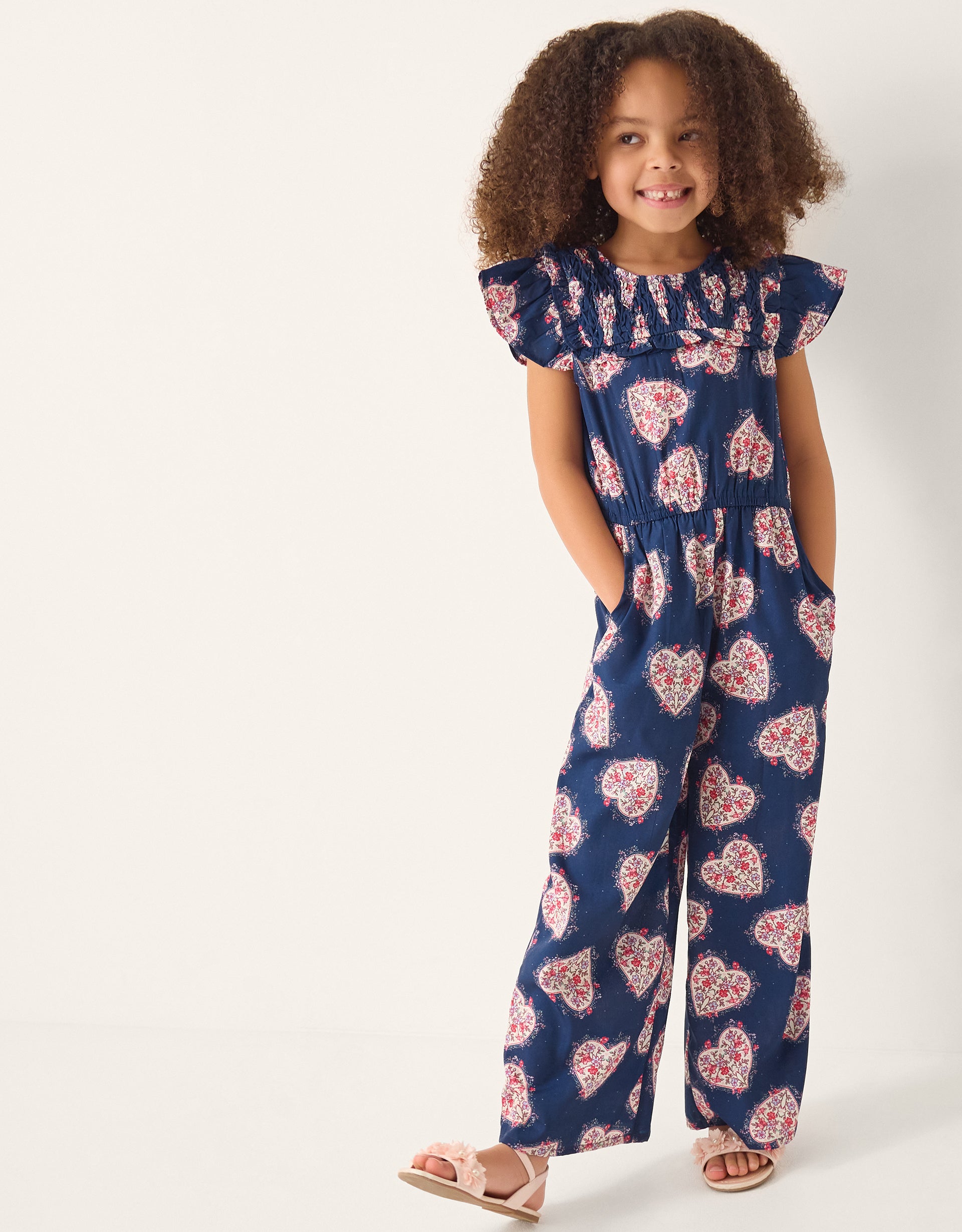 KOMBINEZON - HEART AOP JUMPSUIT