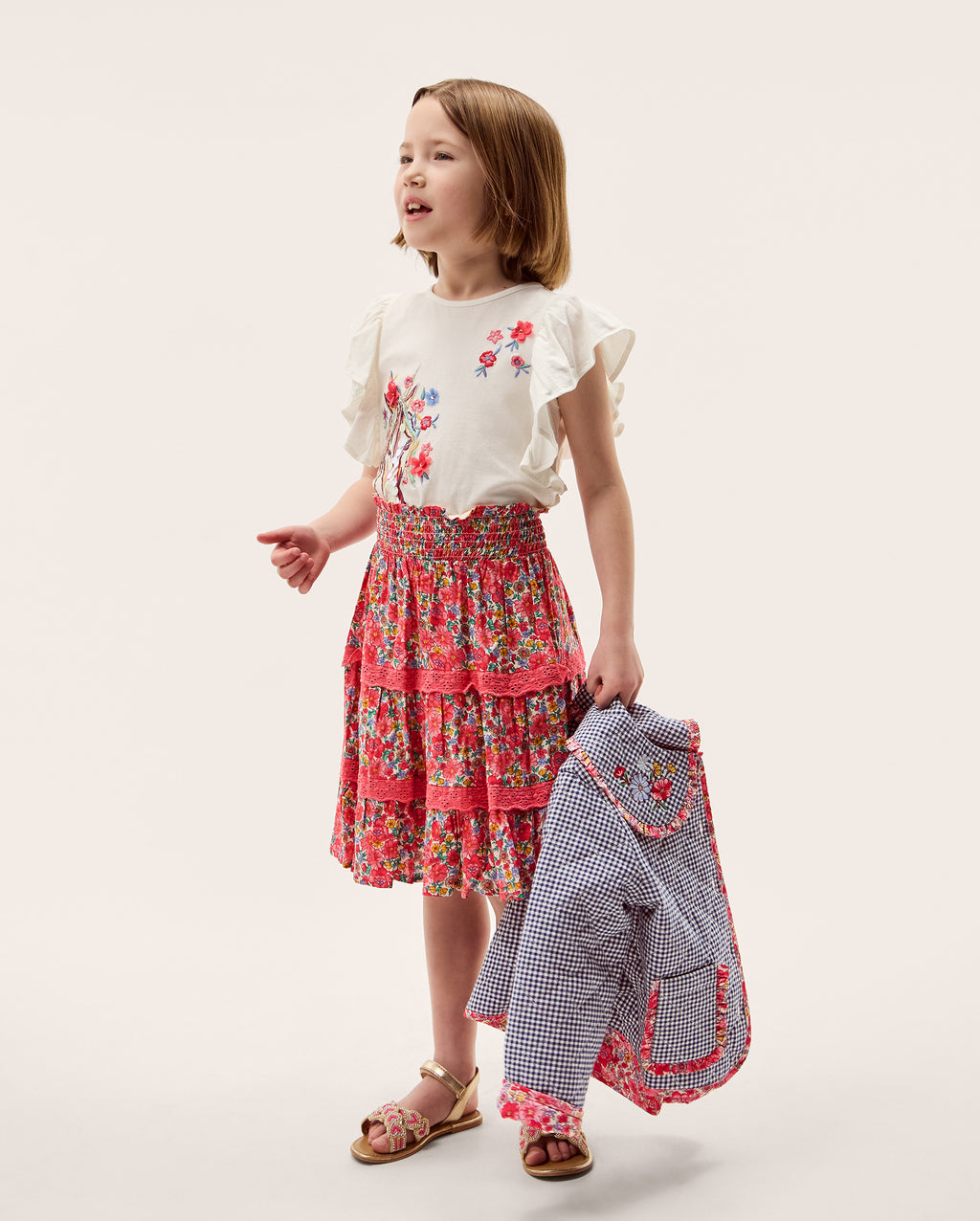 SUKNJA - TRSRE TROVE TIERRED SKIRT