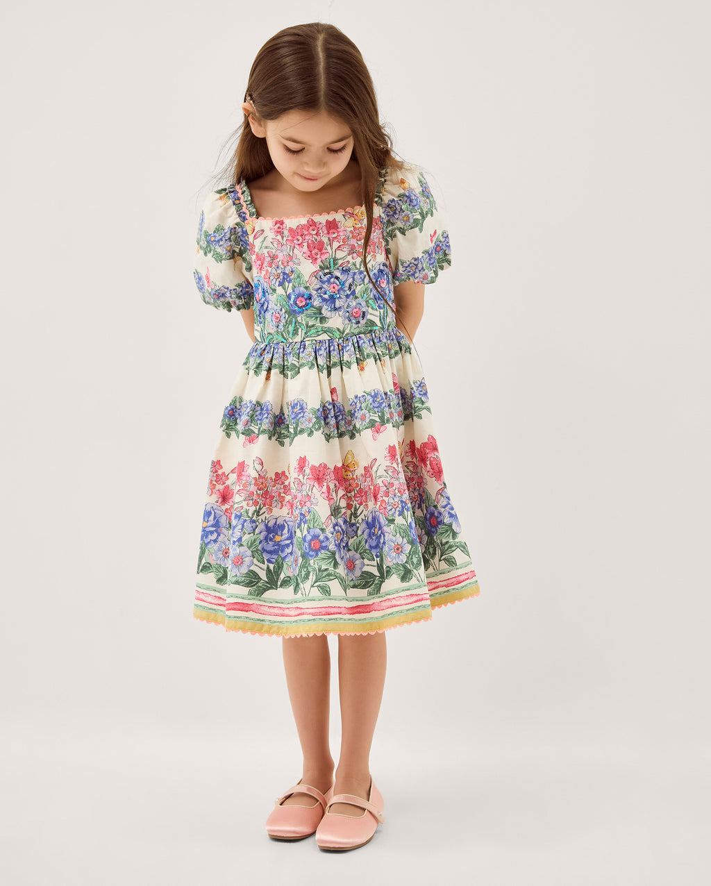 HALJINA - CLARA PRINT FLORAL DRESS