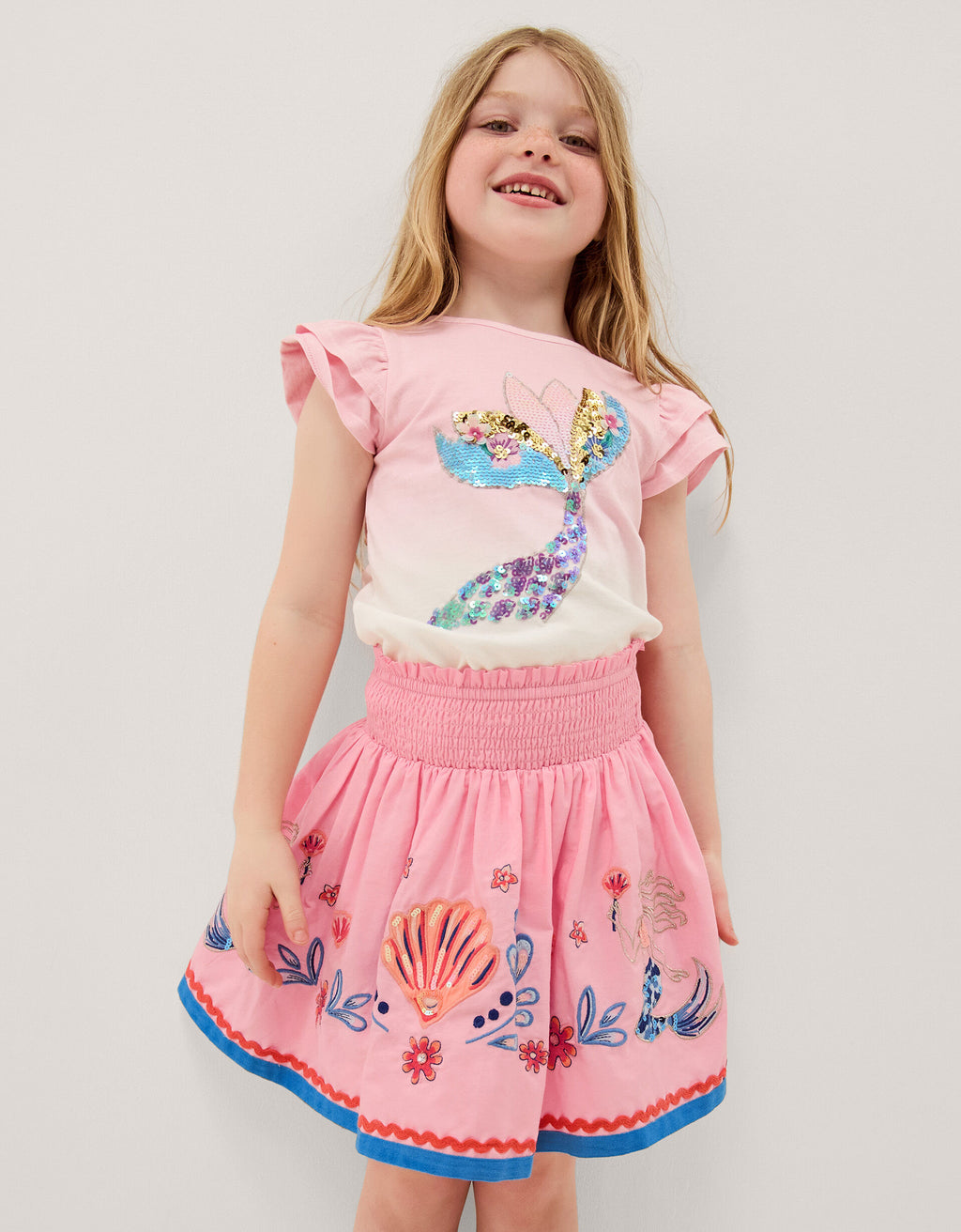 SUKNJA - MERMAID SHELL APPL SKIRT