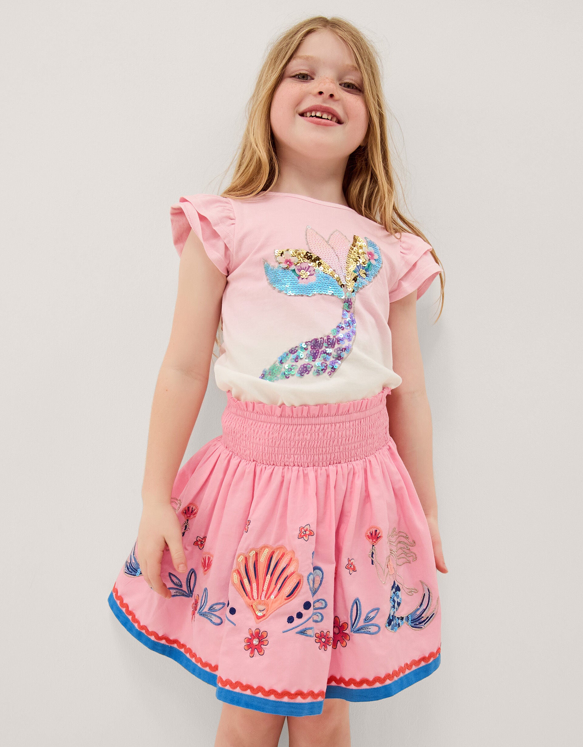 SUKNJA - MERMAID SHELL APPL SKIRT