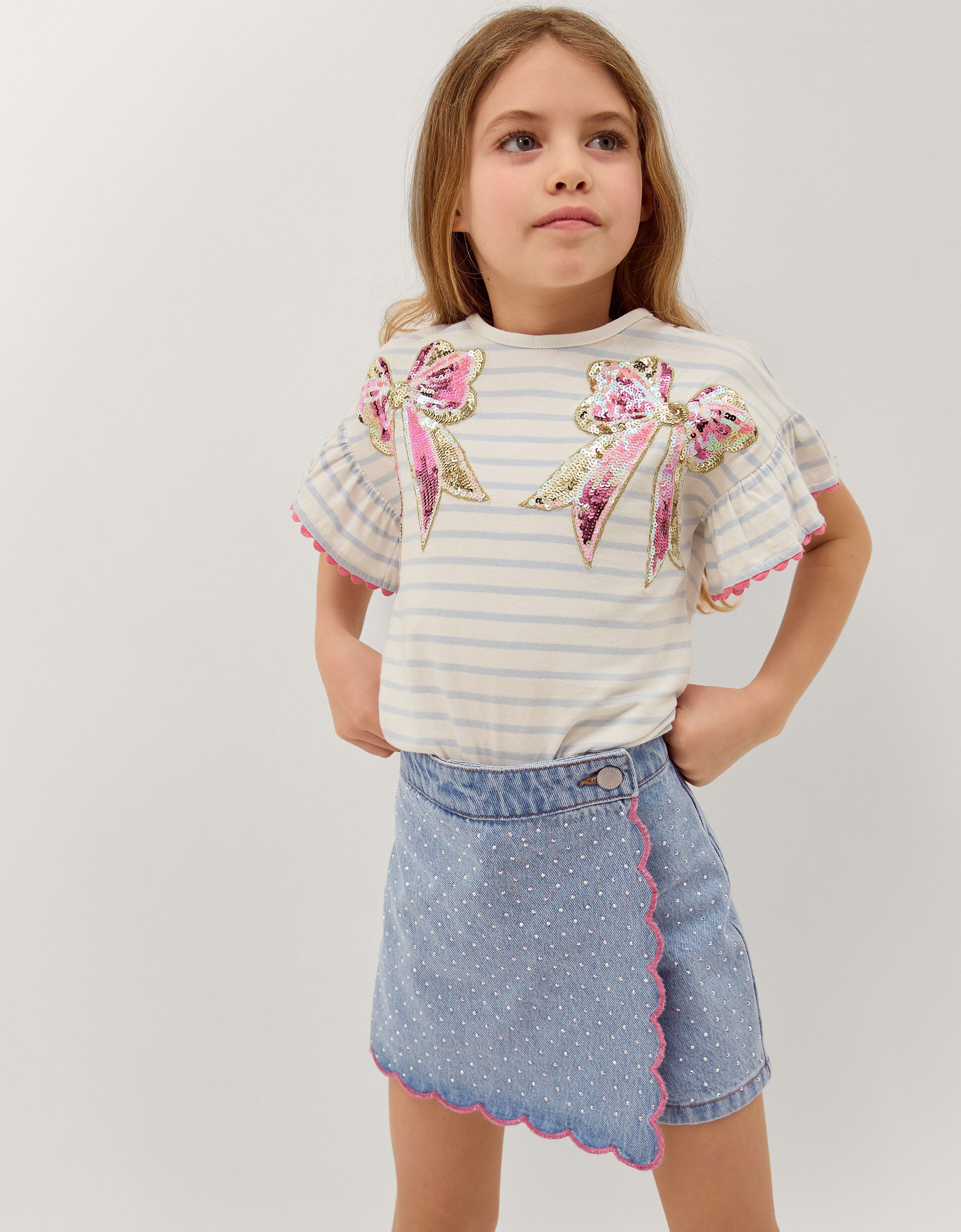 ŠORTS - DENIM HEATSEAL SCAL SKORT
