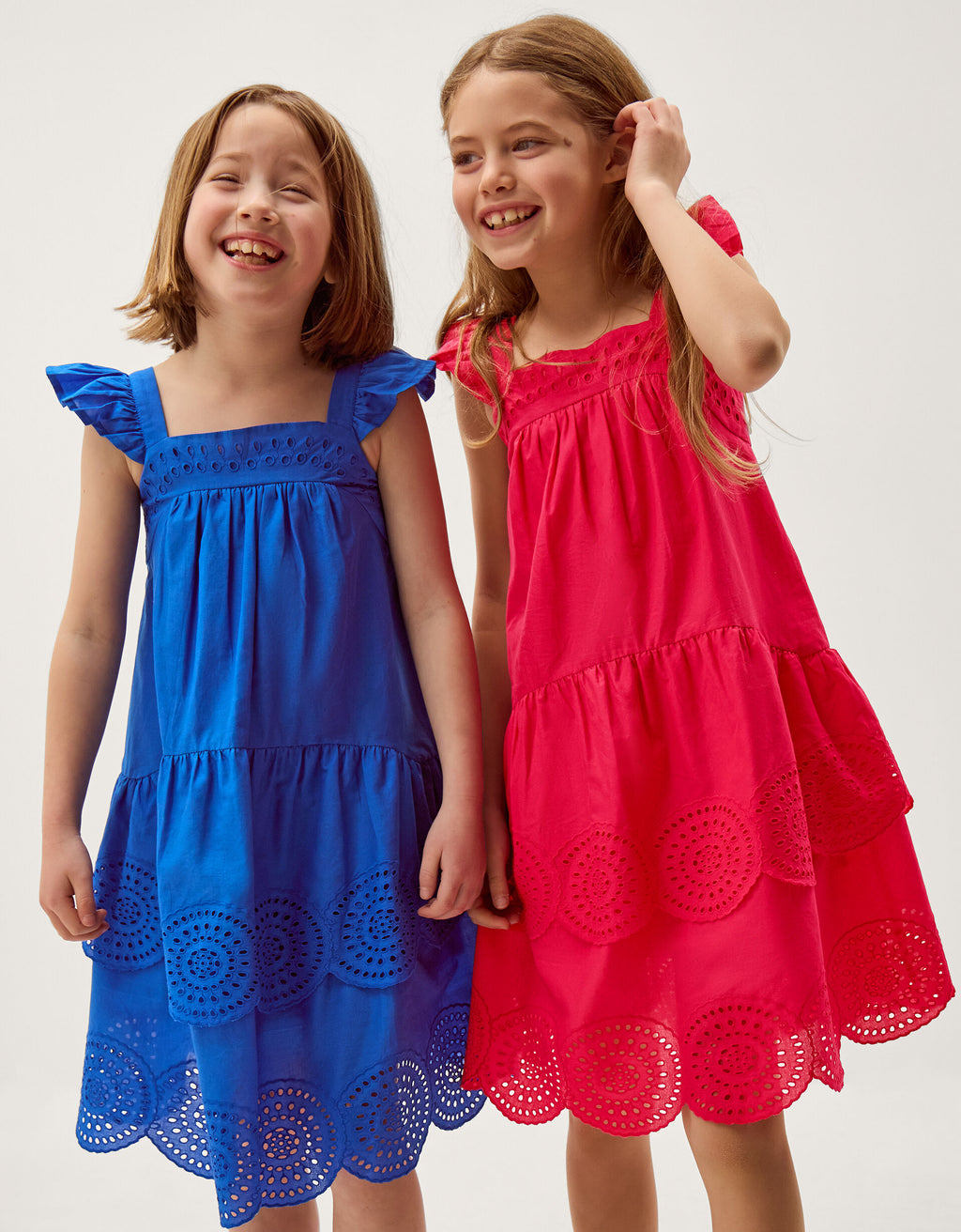 HALJINA - COASTAL BROID FSCHIA DRES