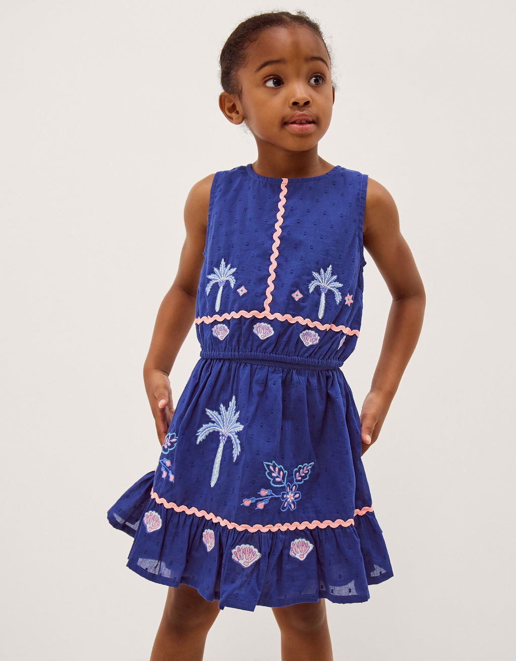 SET - BLUE DOBBY COASTAL SET