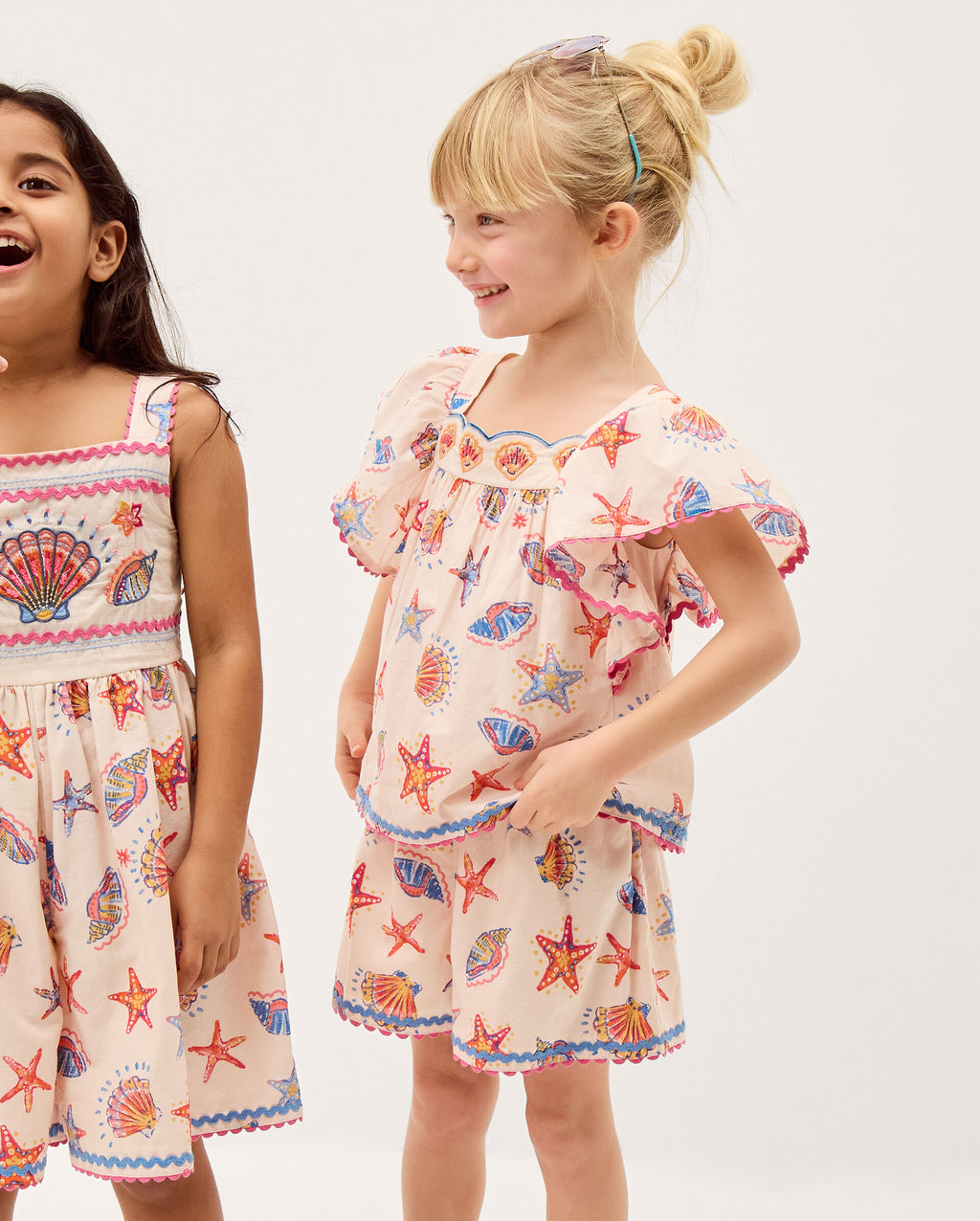 SET - SHELL AOP BLOUSE/ SHORT S
