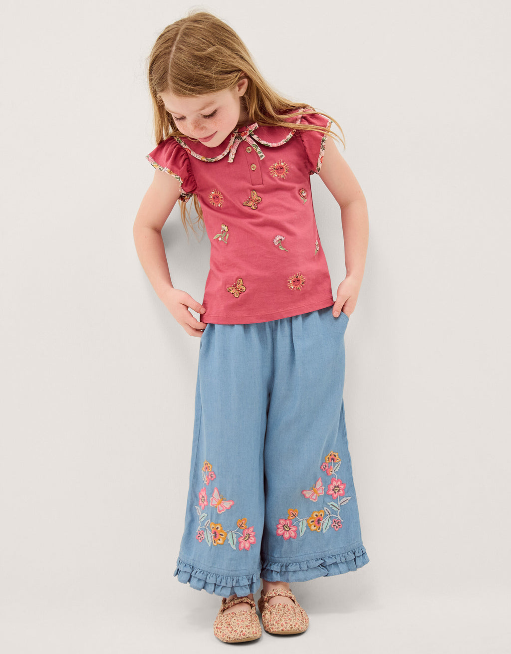 PANTALONE - HERITGE TENCEL WIDE TROUS