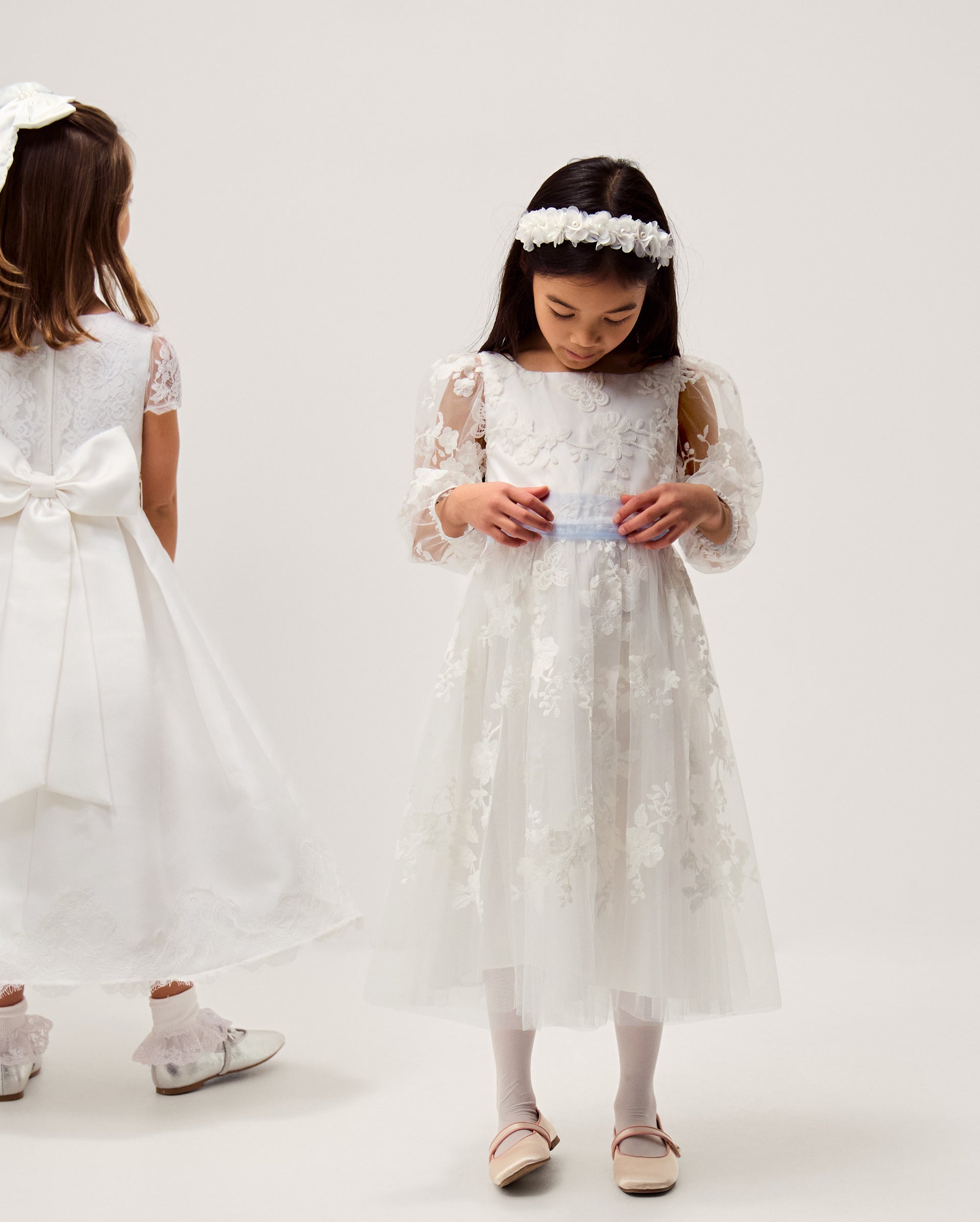 HALJINA - BEATRICE LS EMB DRESS